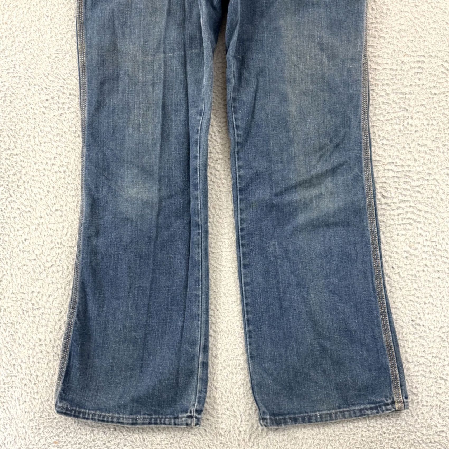 Wrangler VINTAGE Wrangler Jeans Mens 32x30 Blue Wrapid Transit 70s Bootcut Denim Cowboy Wrangler Retro Jeans 70s Cowboy Mens Blue Jeans Size 24" / US 00 / IT 34 - 2 Thumbnail