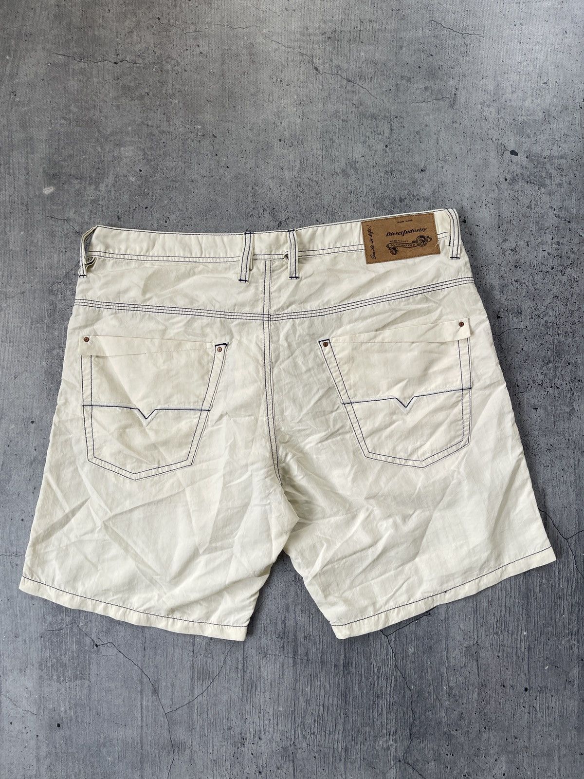 Diesel × Vintage Vintage Diesel Nylon Y2K Shorts Size US 32 / EU 48 - 1 Thumbnail