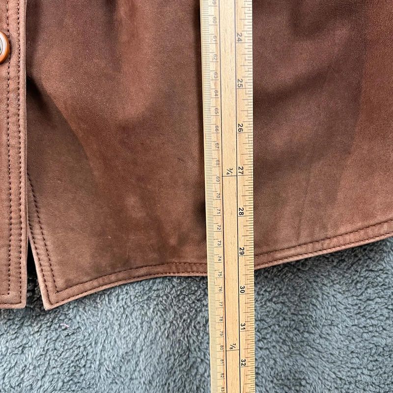Designer 100% leather Suede Jacket 12 Size M / US 6-8 / IT 42-44 - 6 Thumbnail