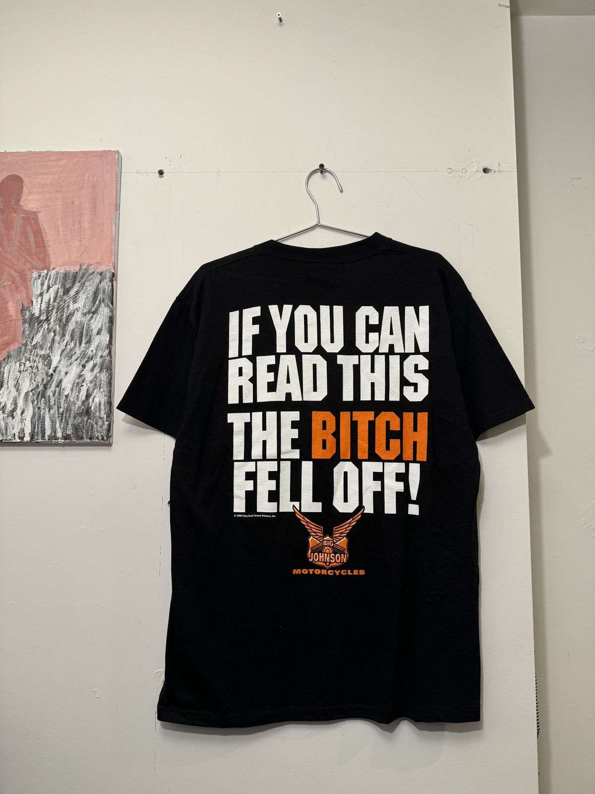 Vintage The Bitch Fell Off Shirt Biker ERD Grunge Chrome Size US L / EU 52-54 / 3 - 1 Thumbnail