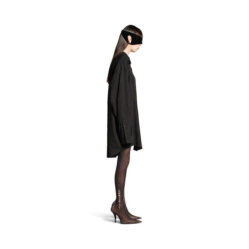 Balenciaga o1srvl11e0426 Fluid Shirt in Black Size XL / US 12-14 / IT 48-50 - 4 Thumbnail