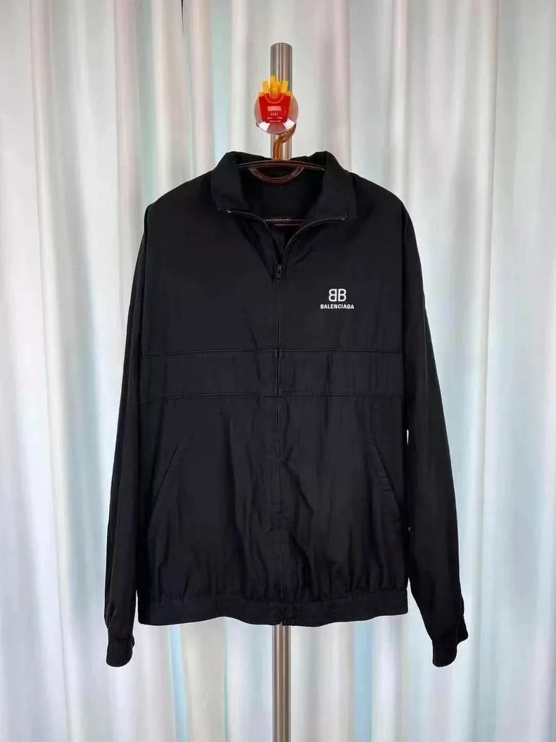 Balenciaga Balenciaga Double B embroidered windbreaker, zipper jacket Size US S / EU 44-46 / 1 - 1 Thumbnail