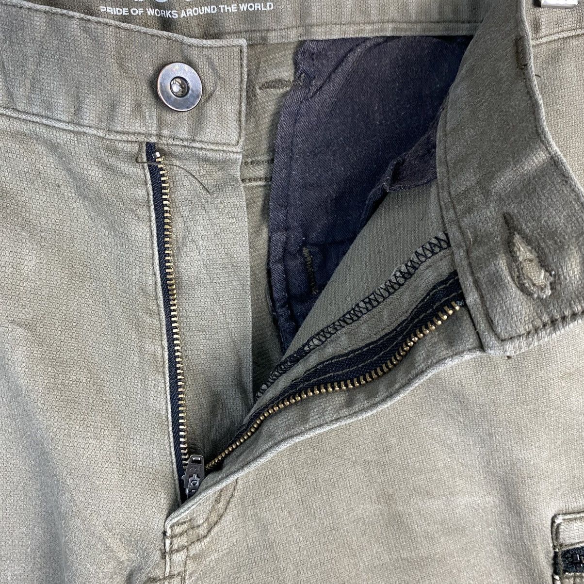Japanese Brand DL Scot Inc Green Cargo Multipocket Pants #C1221 Size US 32 / EU 48 - 15 Thumbnail
