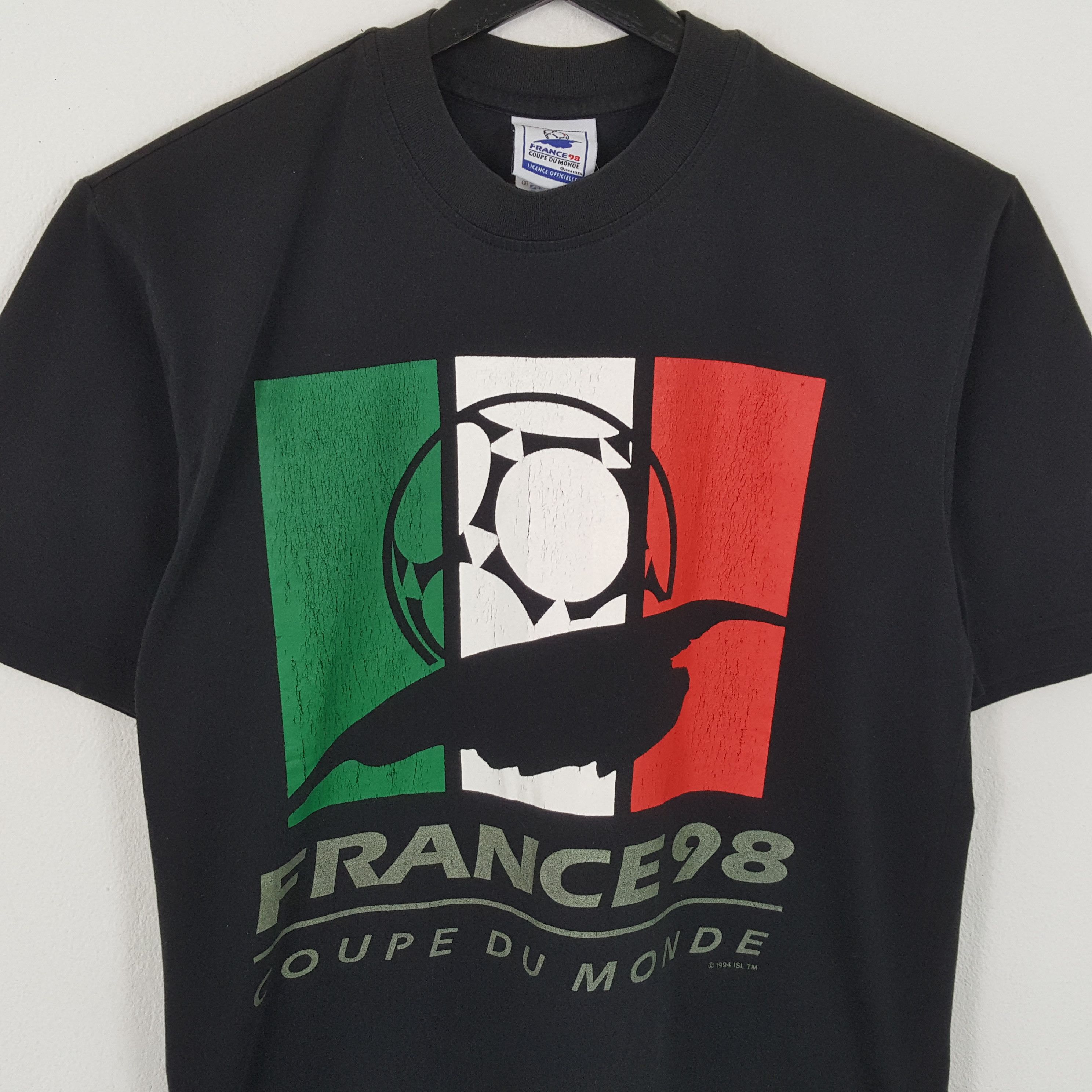ADIDAS FRANCE 98 Football Soccer Sports Tshirt