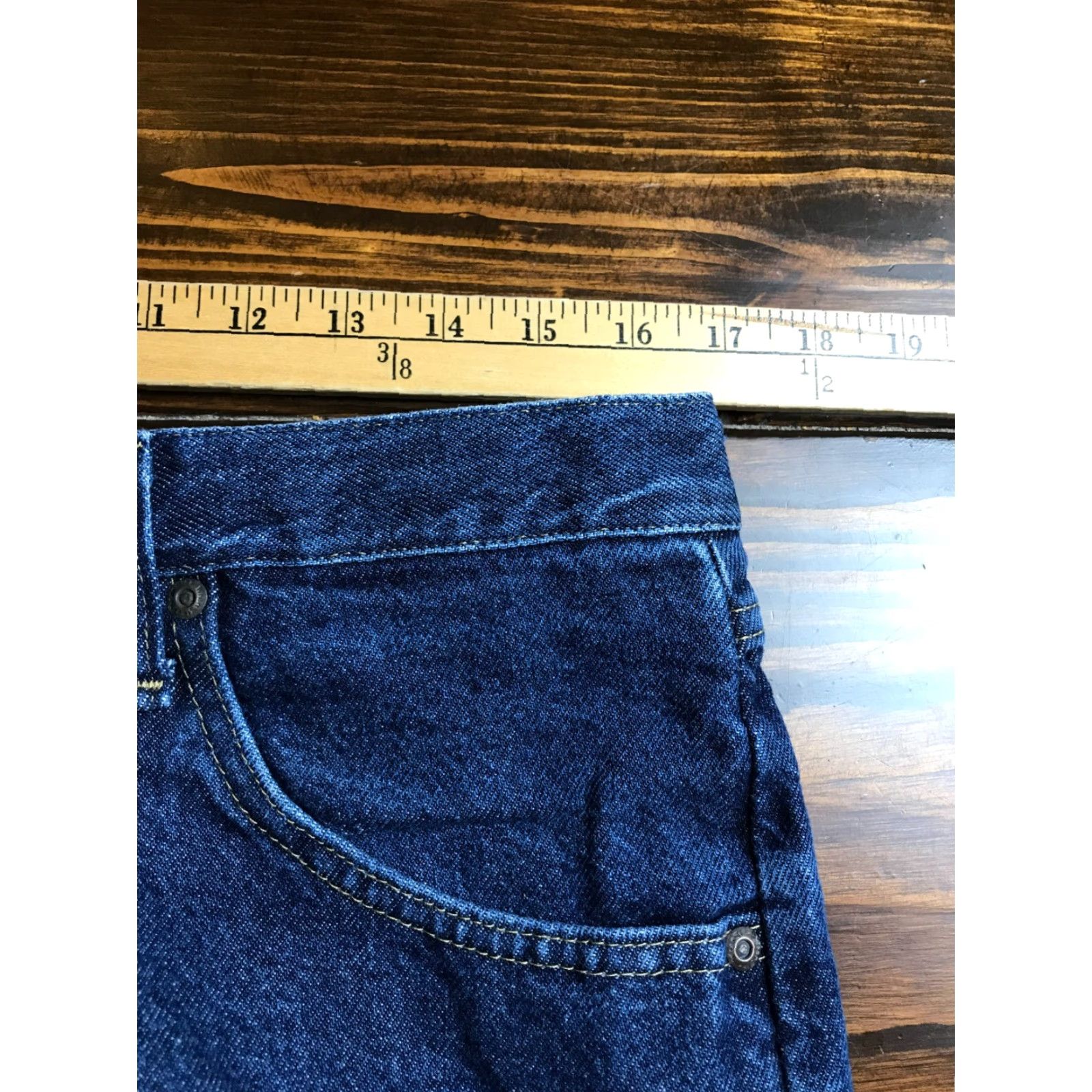 Wrangler Wrangler Jeans Men's 34x30 Blue Denim Straight Leg Jeans? (Old: Wrangler Jeans) Size US 34 / EU 50 - 3 Thumbnail