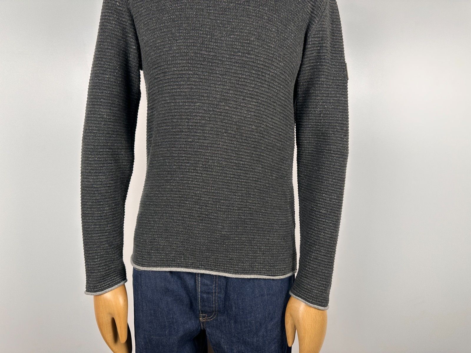Armani Armani Jeans Men's Grey Knited Pullover Sweater Size L Size US L / EU 52-54 / 3 - 3 Thumbnail
