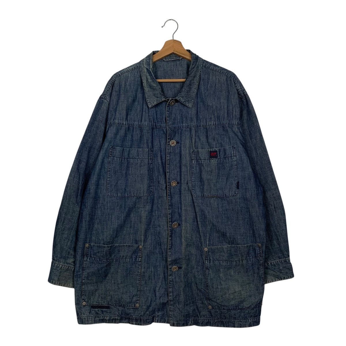 Japanese Brand Japanese Brand Papas Denim Jacket Size US XL / EU 56 / 4 - 1 Thumbnail