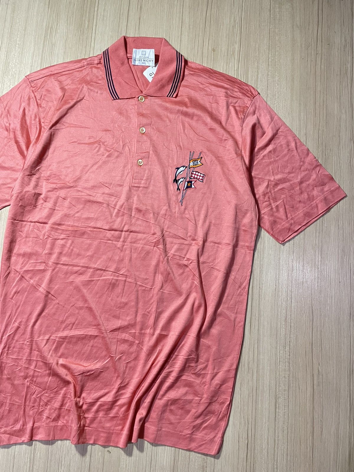 Givenchy × Vintage VINTAGE GIVENCHY PARIS POLO TEE Size US L / EU 52-54 / 3 - 4 Thumbnail