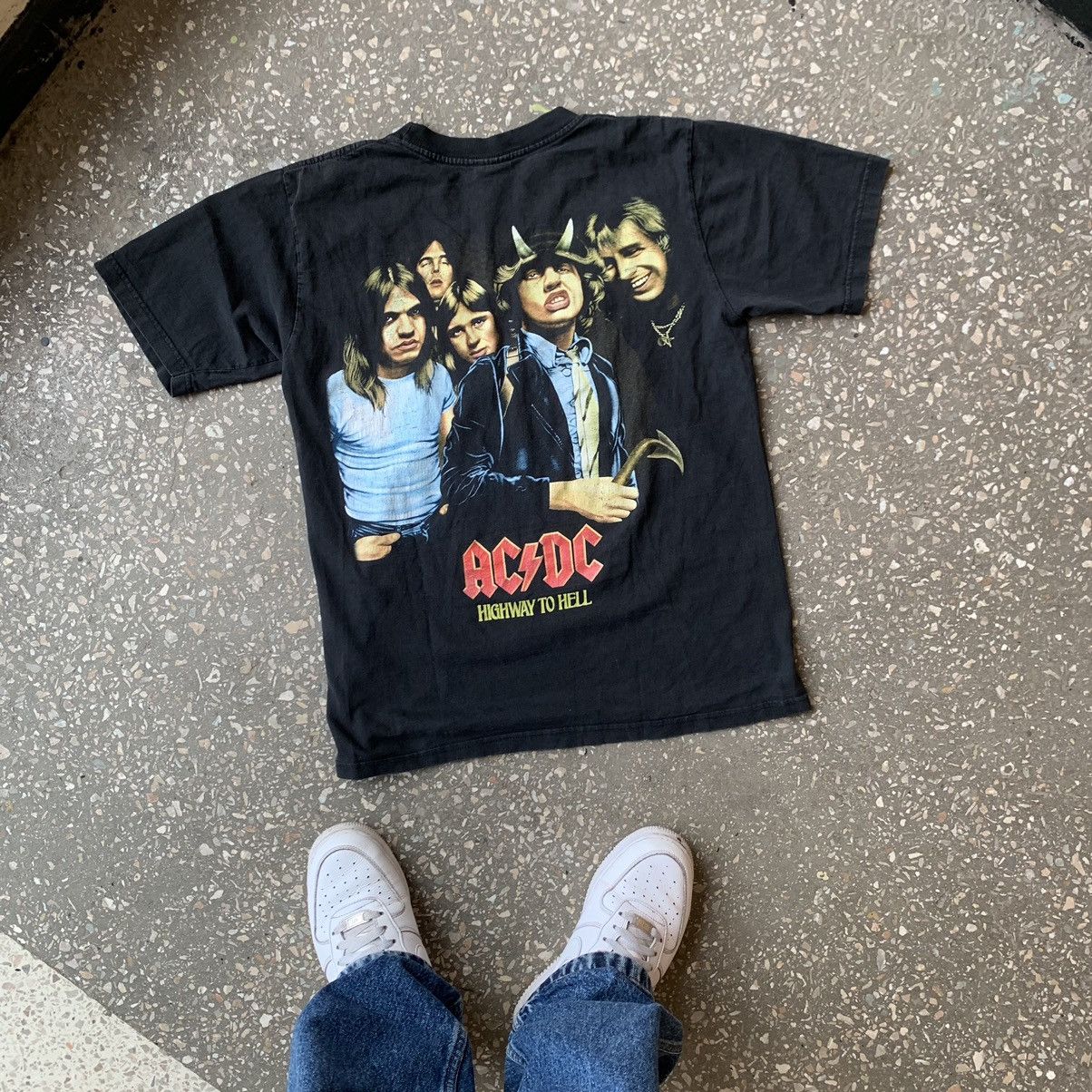 Band Tees Vintage AC/DC Highway To Hell Rock Band Graphic T Shirt Tee Size US S / EU 44-46 / 1 - 7 Thumbnail
