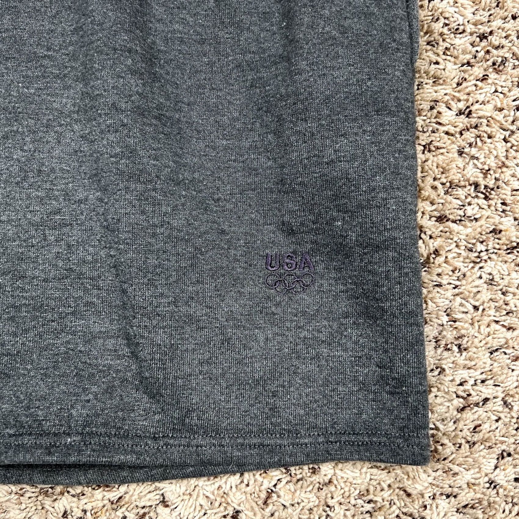 JCPenney VINTAGE JC Penny Olympic Embroidered Athletic Sweat Gym Shorts 4XL Gray Unisex Adults 90s 4XL Shorts Mens Womens Size US 39 - 5 Thumbnail