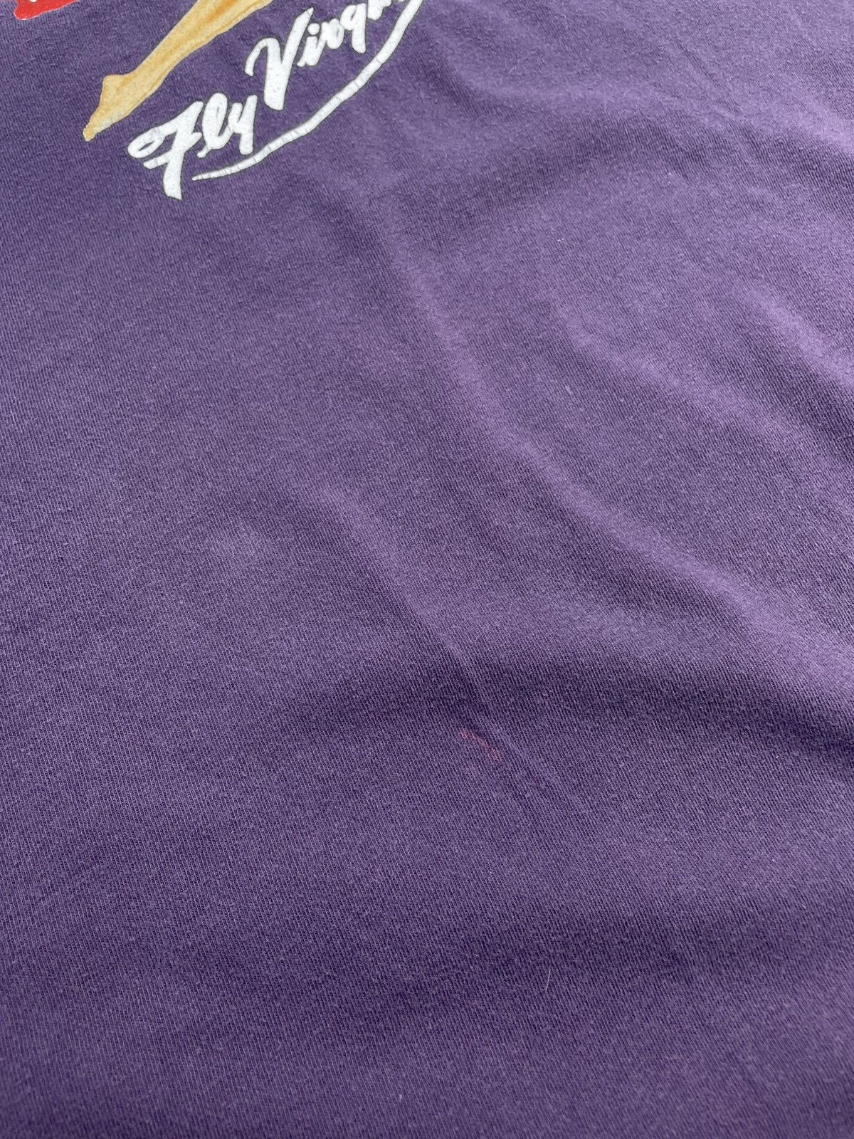 Band Tees Vintage Fly Virgin Atlantic Princess Diana T-shirt 90s Size US XL / EU 56 / 4 - 5 Thumbnail