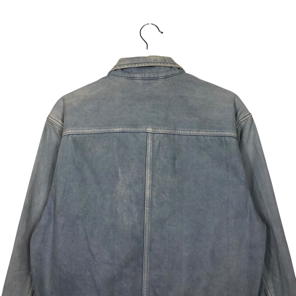 Japanese Brand × Vintage 📌Vintage Trucker Denim Jacket H&M Biker Issey Miyake Size US M / EU 48-50 / 2 - 9 Thumbnail