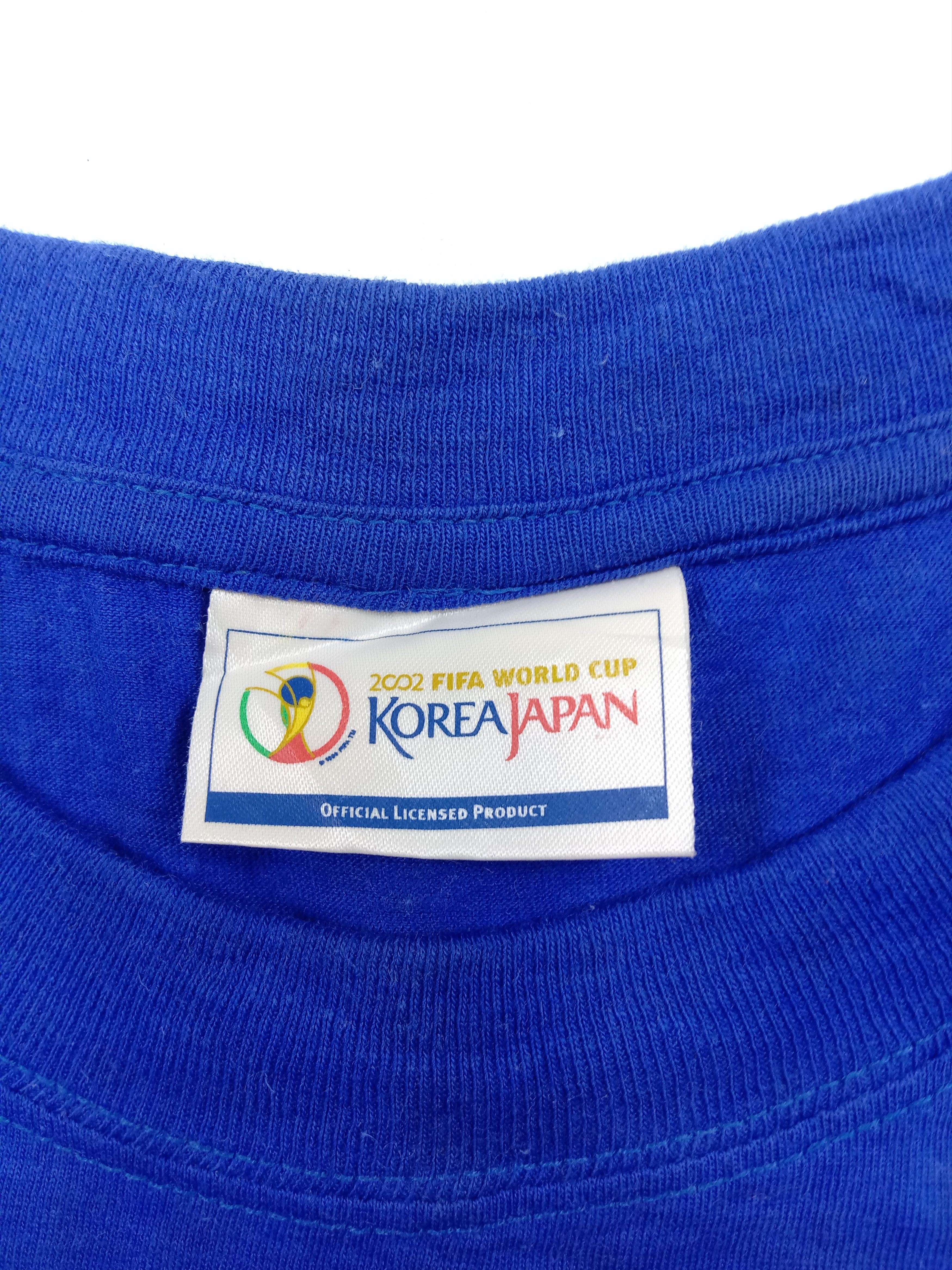 Vintage Vintage 2002 Fifa World Cup Korea Japan T Shirt Size US L / EU 52-54 / 3 - 6 Thumbnail