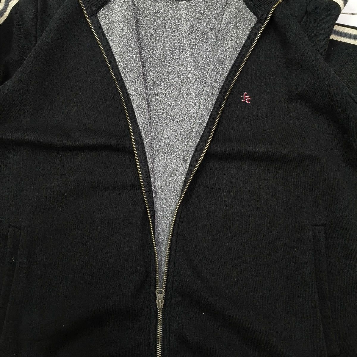 French Connection Vintage Y2K French Connection Track Jacket Stripe Sleeve Size US XL / EU 56 / 4 - 14 Thumbnail