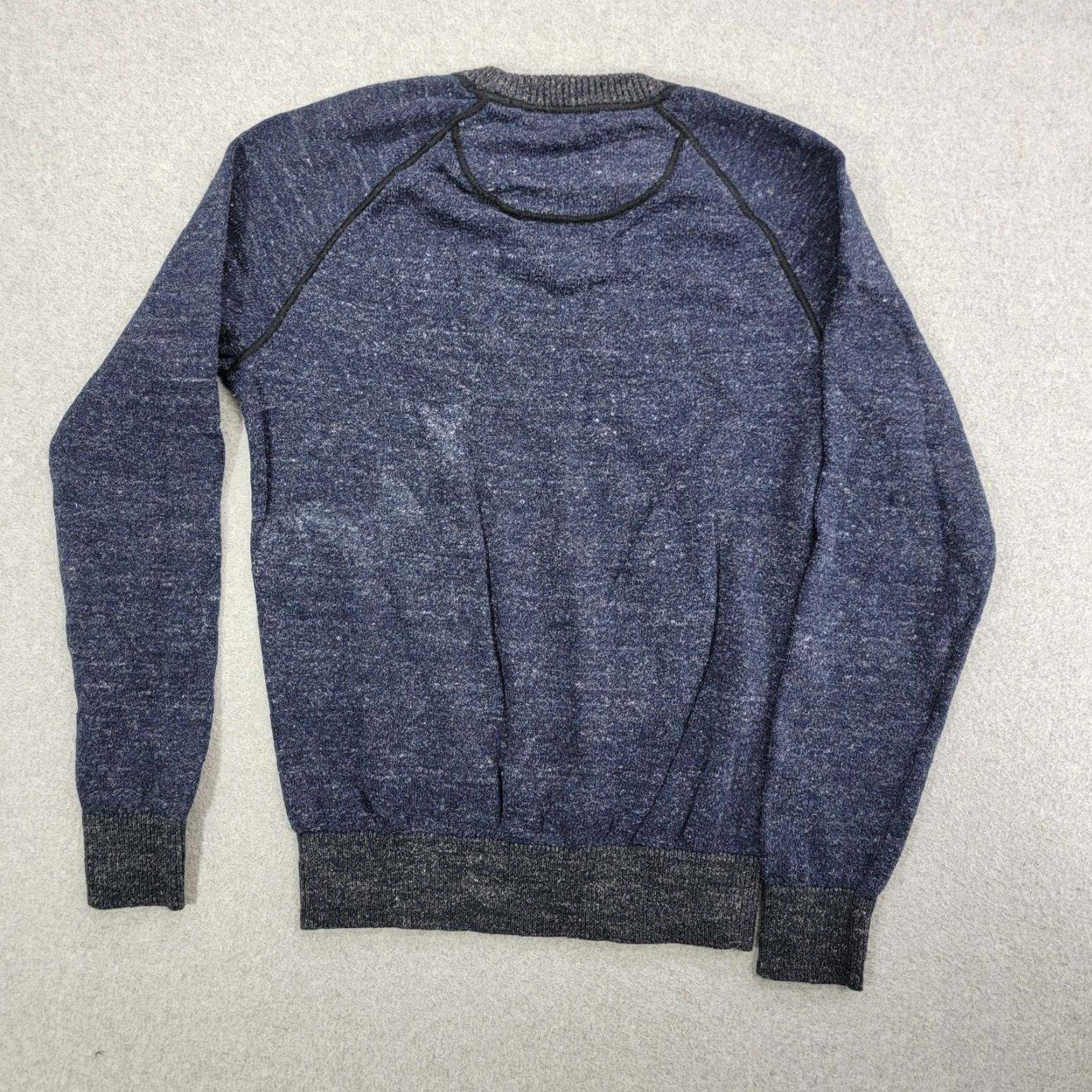 Gap GAP Women Small Long Sleeve Crew Pullover Sweater Knit Designed & Crafted Blue Cotton Pullover Shirt Womens Size S / US 4 / IT 40 - 4 Thumbnail