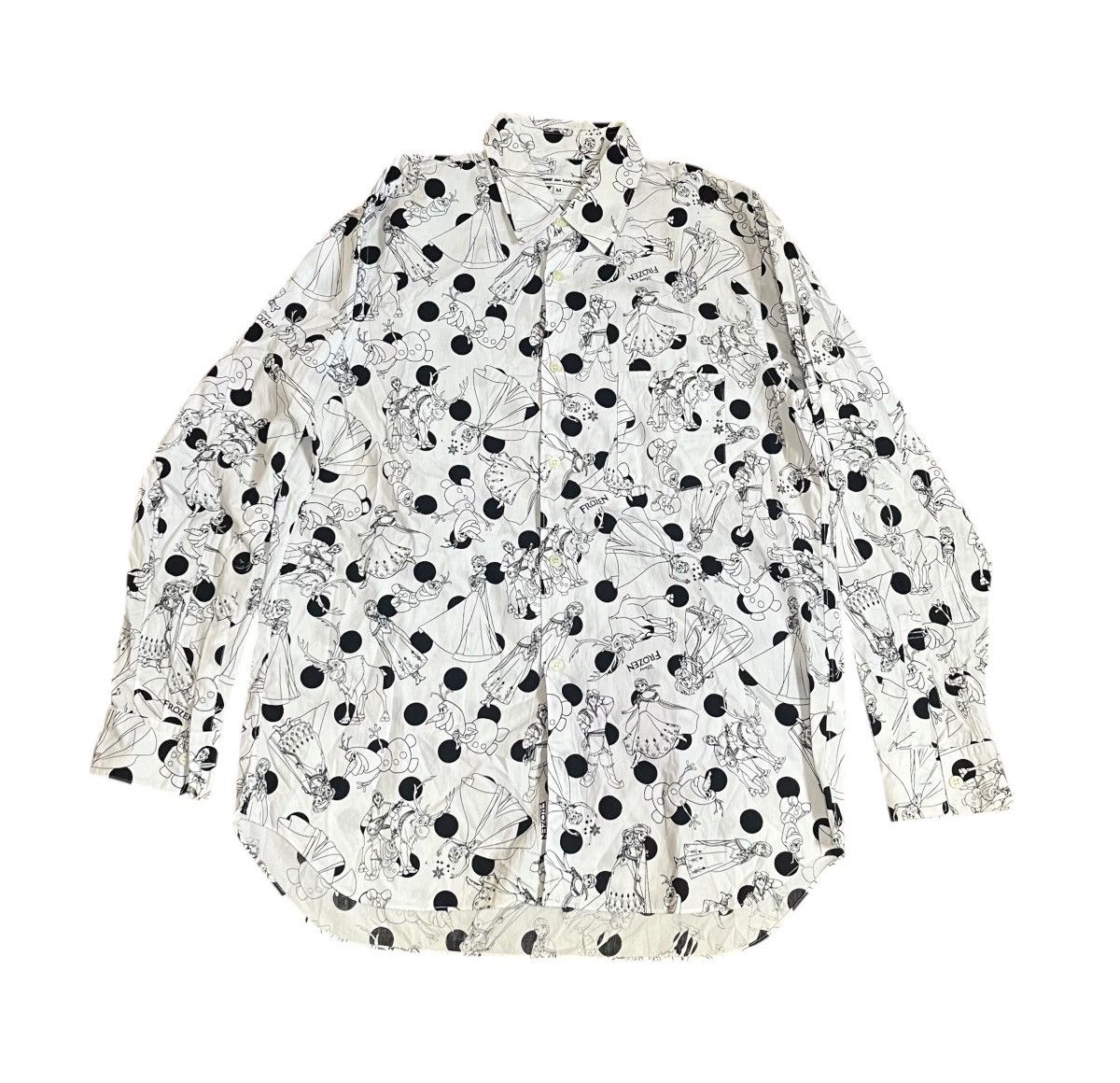 Comme des Garcons Cdg x disney frozen AD2014 graphic button up shirt Size US M / EU 48-50 / 2 - 1 Thumbnail