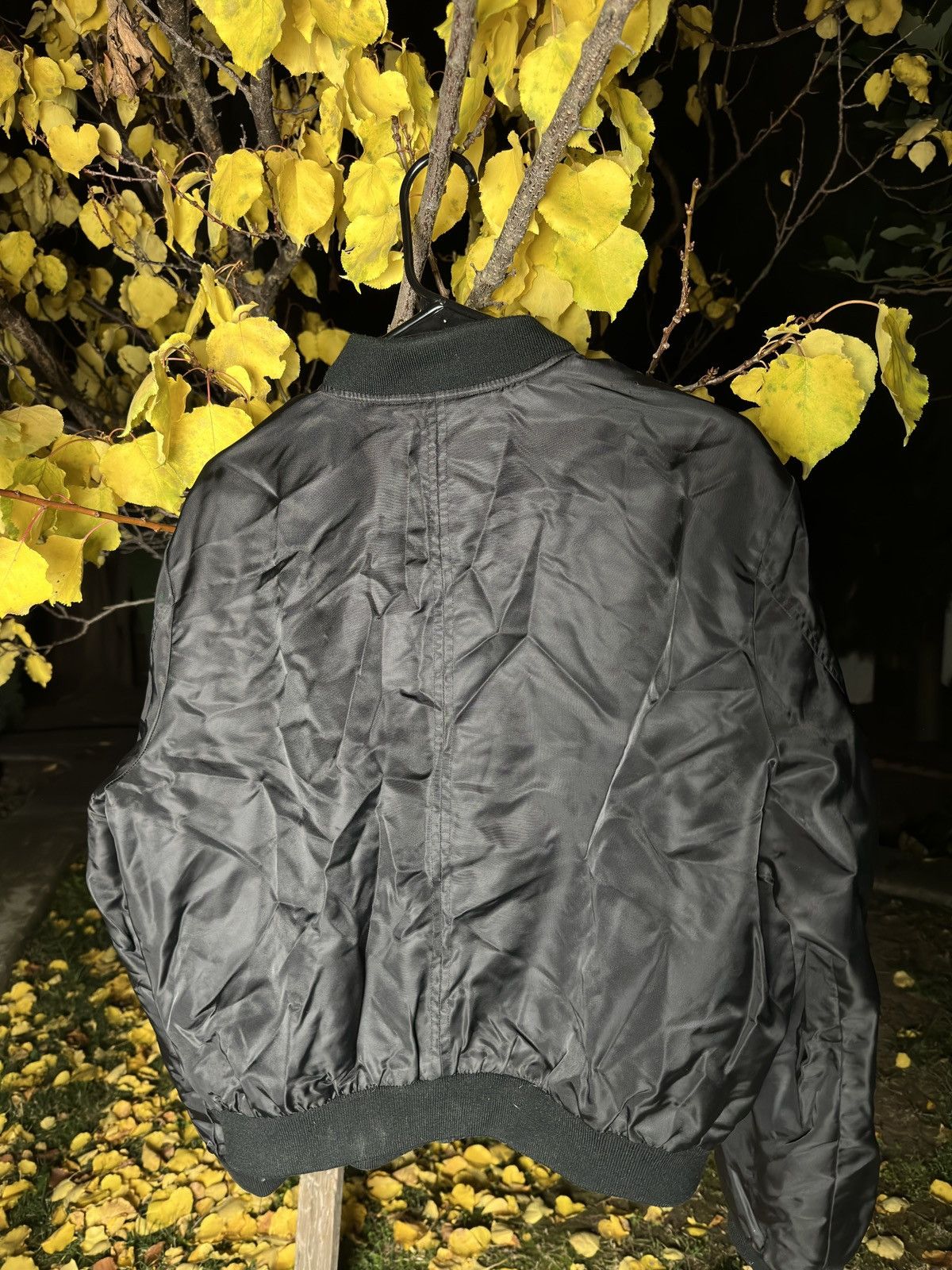 Zara ZARA BLACK BOMBER JACKET Size US L / EU 52-54 / 3 - 3 Thumbnail