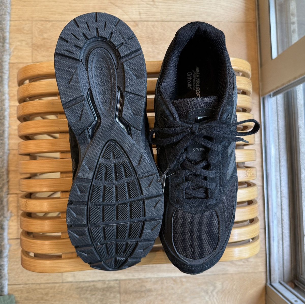 New Balance New Balance 990 v5 Made in America Black 11 Size US 11 / EU 44 - 6 Thumbnail