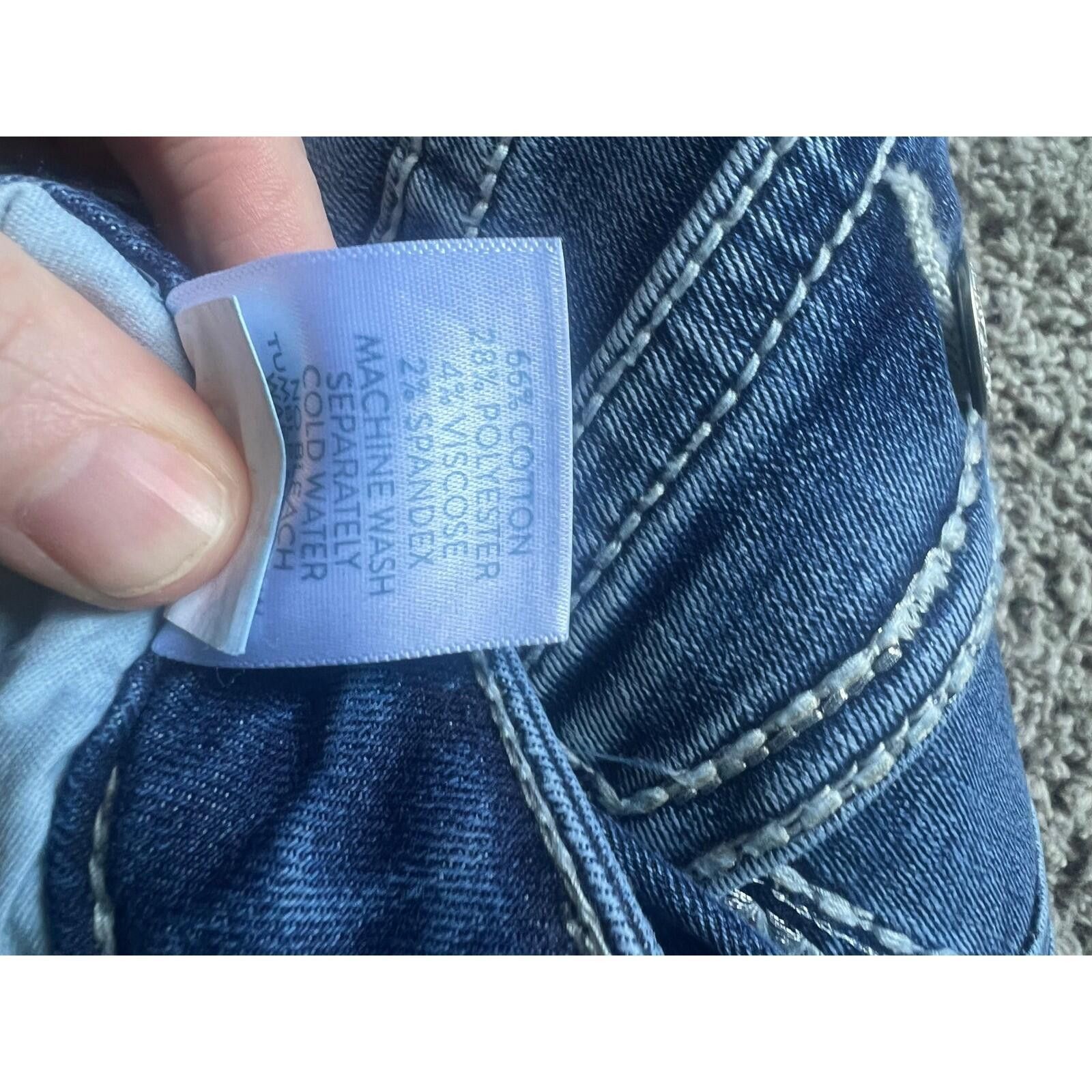 Other Daytrip Virgo Tailored Bootcut Jeans Women 29XL Blue Flap Size 29" - 5 Thumbnail