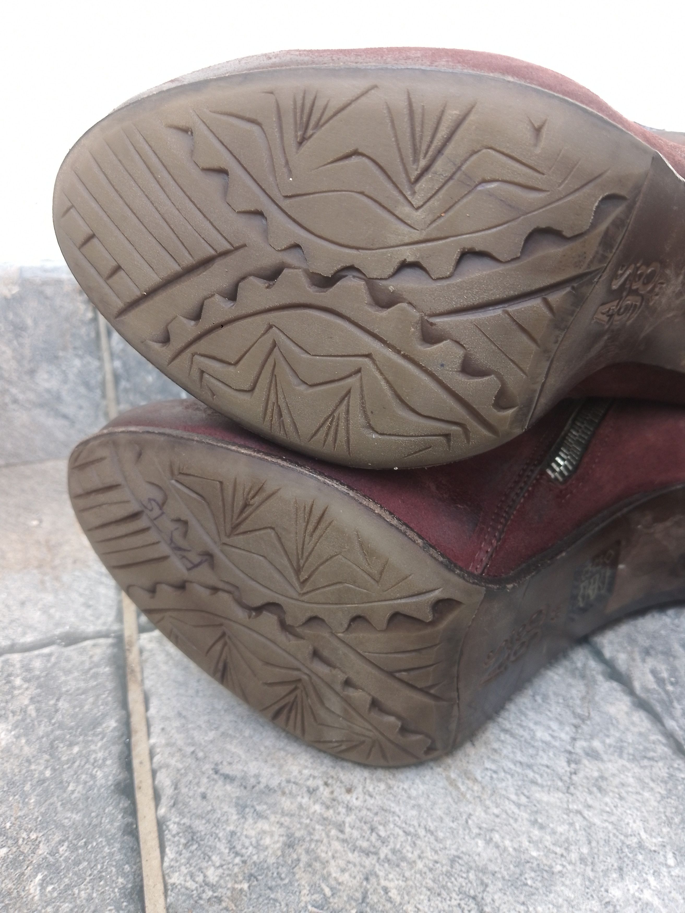 A.S.98 AS 98 Burgundy heel boots Size US 11 / IT 41 - 11 Thumbnail