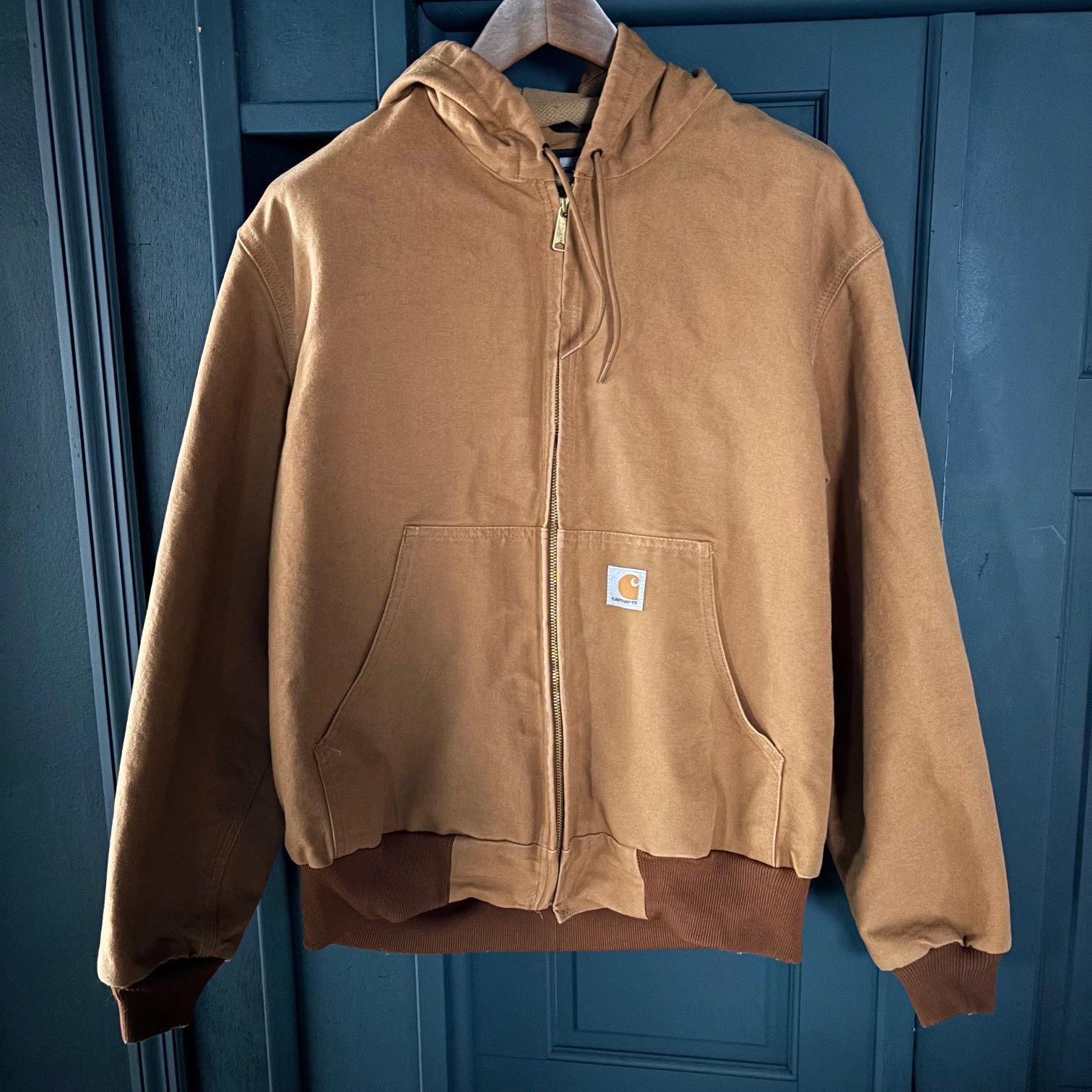 Carhartt CARHARTT - MADE IN USA - Duck Brown Active Jac - Size L Size US L / EU 52-54 / 3 - 1 Thumbnail