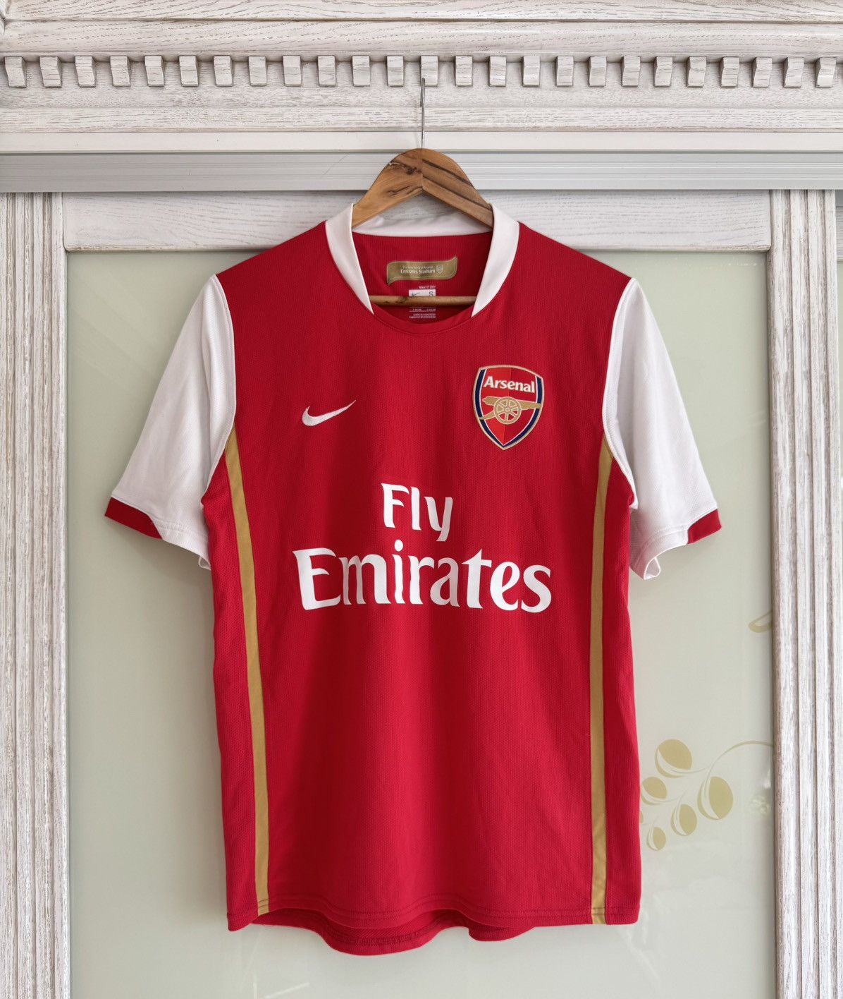 Nike × Vintage Vintage Arsenal 2007-2008 Home Soccer Jersey Football Kit Size US S / EU 44-46 / 1 - 1 Thumbnail