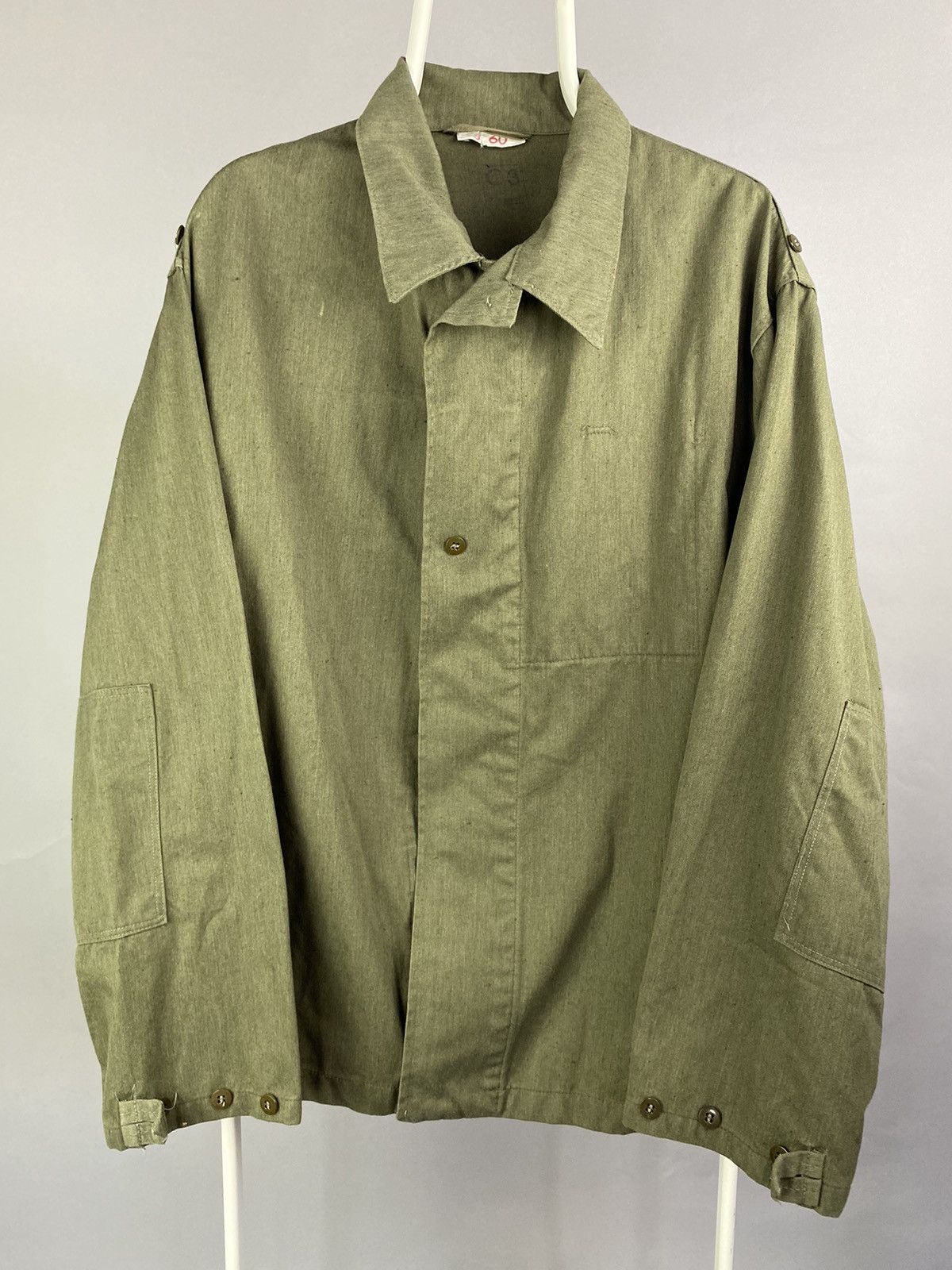 Vintage Vintage Czech Army M60 Field Jacket – Olive Green Utility Size US XL / EU 56 / 4 - 12 Thumbnail