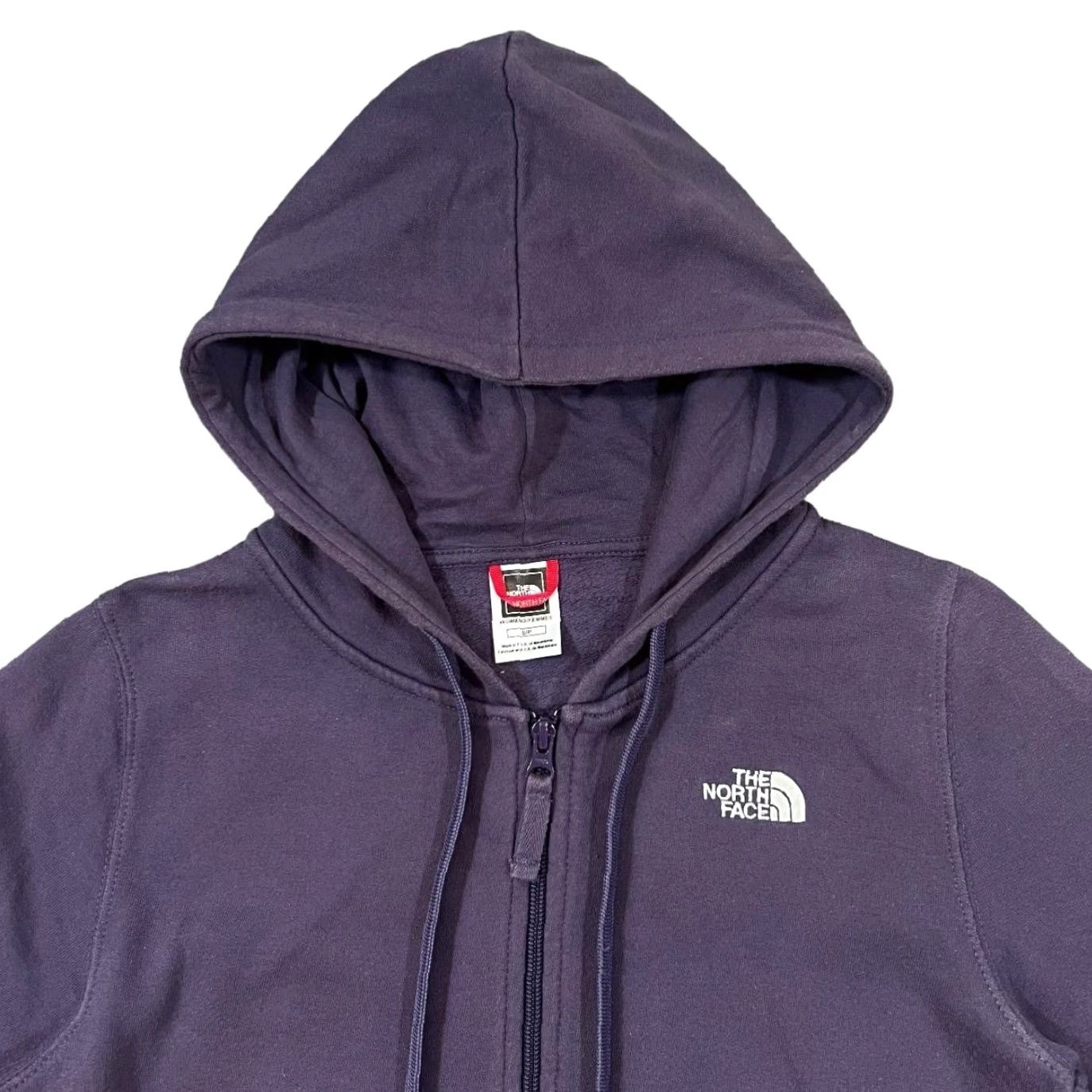 The North Face The North Face TNF Classic Embroidered Mini Logo Purple Zip Hoodie Women's Small Size S / US 4 / IT 40 - 3 Thumbnail