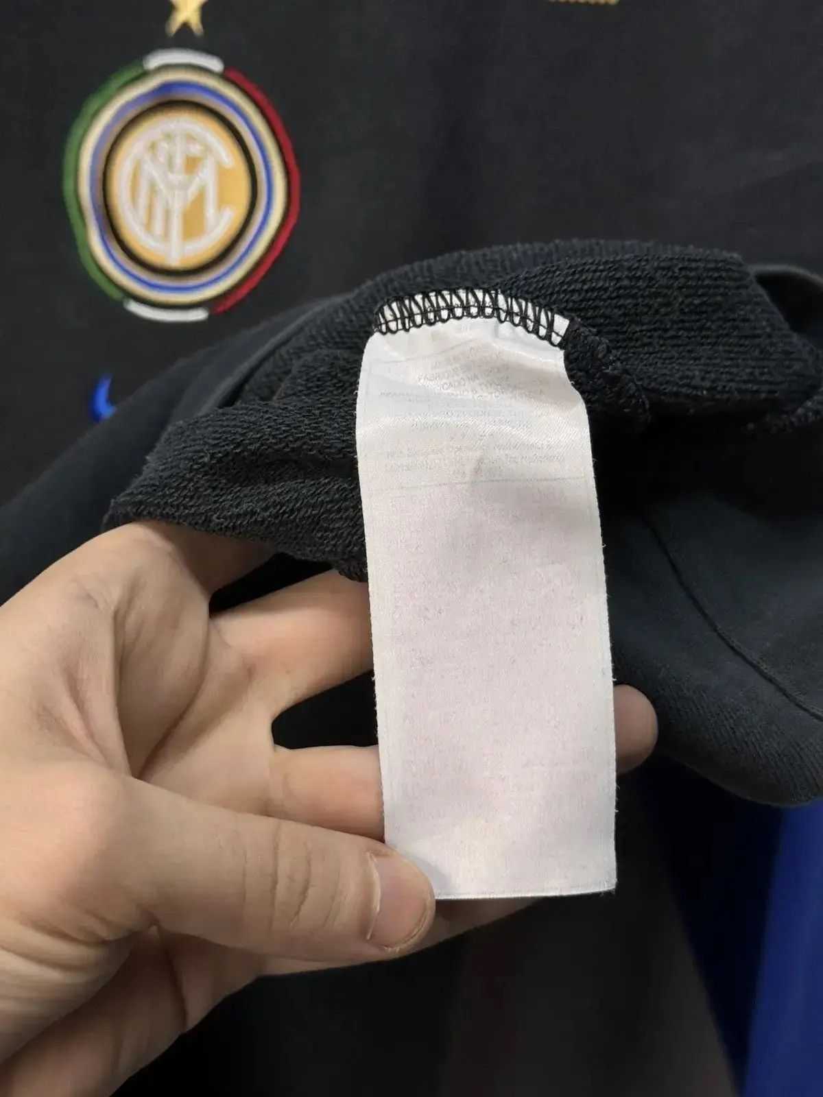 Nike × Vintage Vintage Nike Inter Milan Y2K Hoodie Blockkore Style Size US L / EU 52-54 / 3 - 10 Thumbnail
