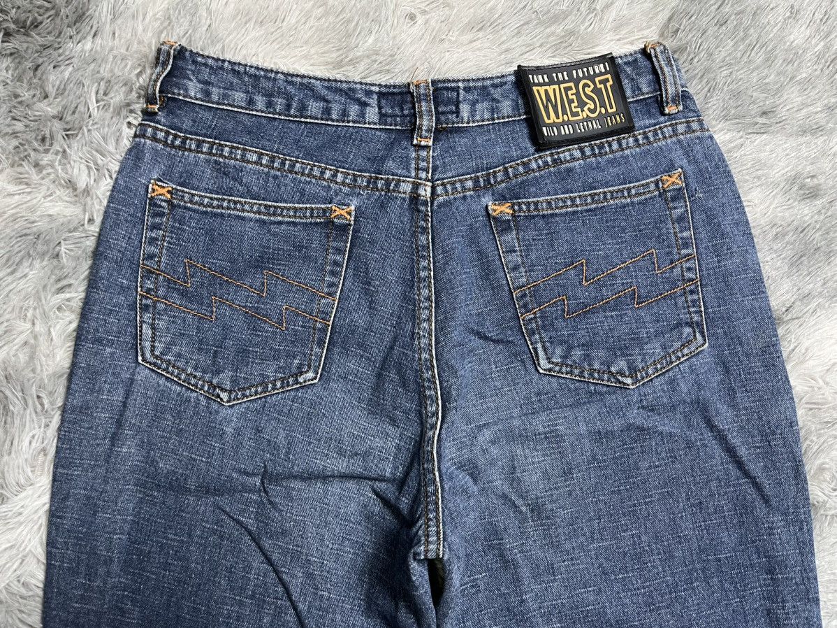W&LT Vintage Wild and Lethal trash flare jeans Size 28" / US 6 / IT 42 - 3 Thumbnail