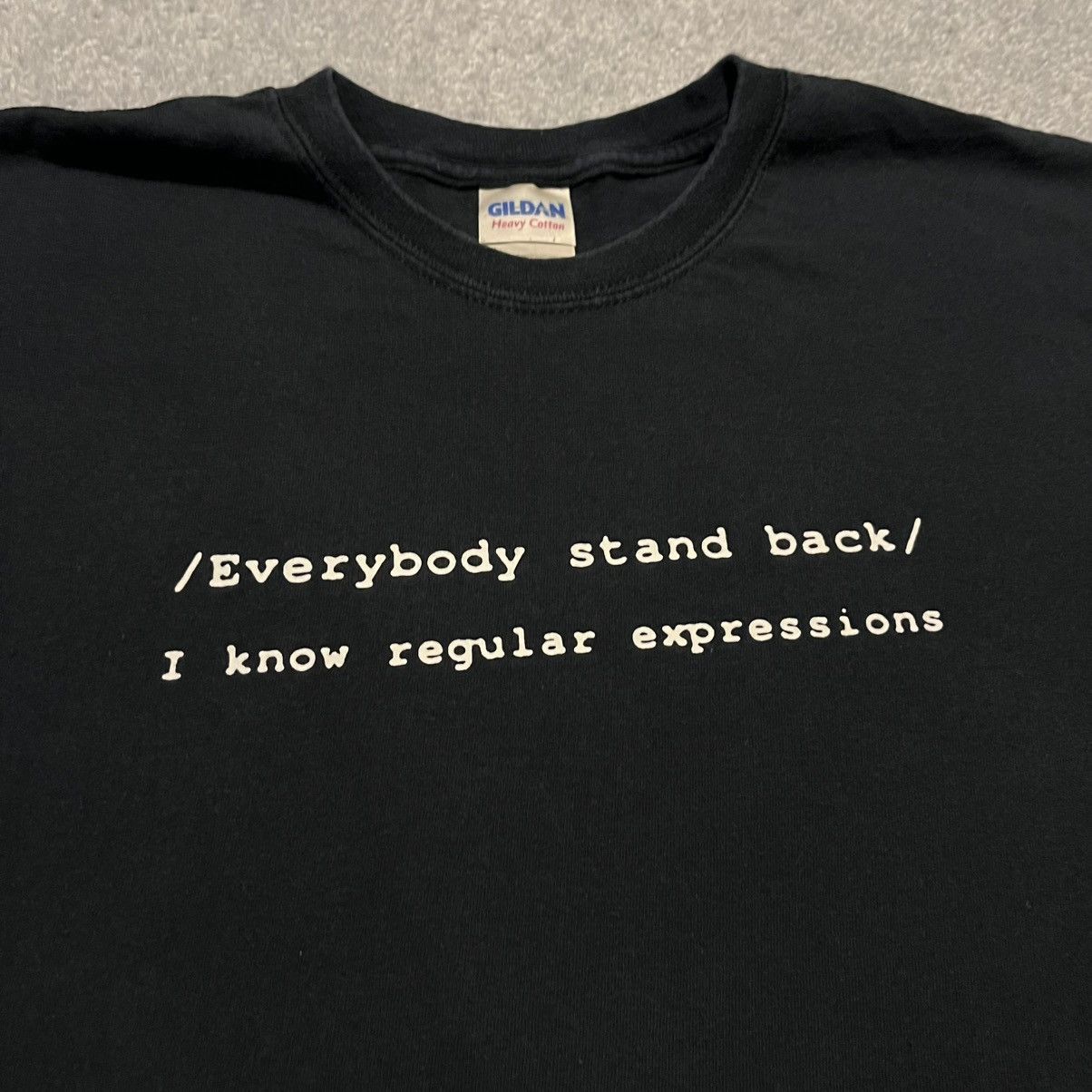 Vintage Vintage Coding Everybody Stand Back Regular Expressions Tee Size US M / EU 48-50 / 2 - 1 Thumbnail