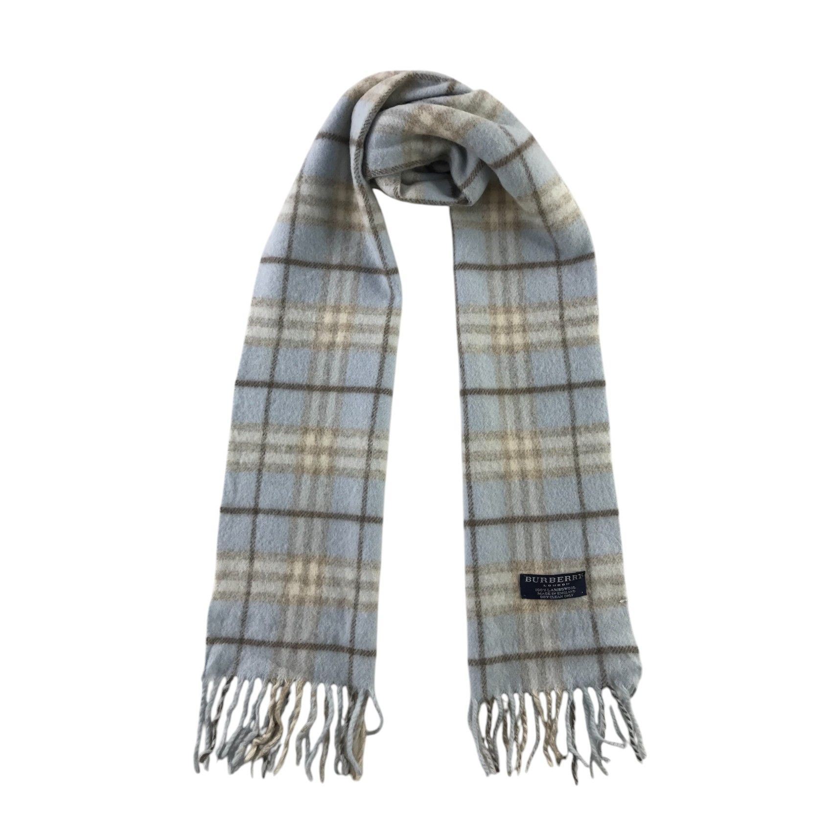 Burberry × Vintage Burberry Scarf / Muffler / Neckwear - WW1954 Size ONE SIZE - 1 Thumbnail