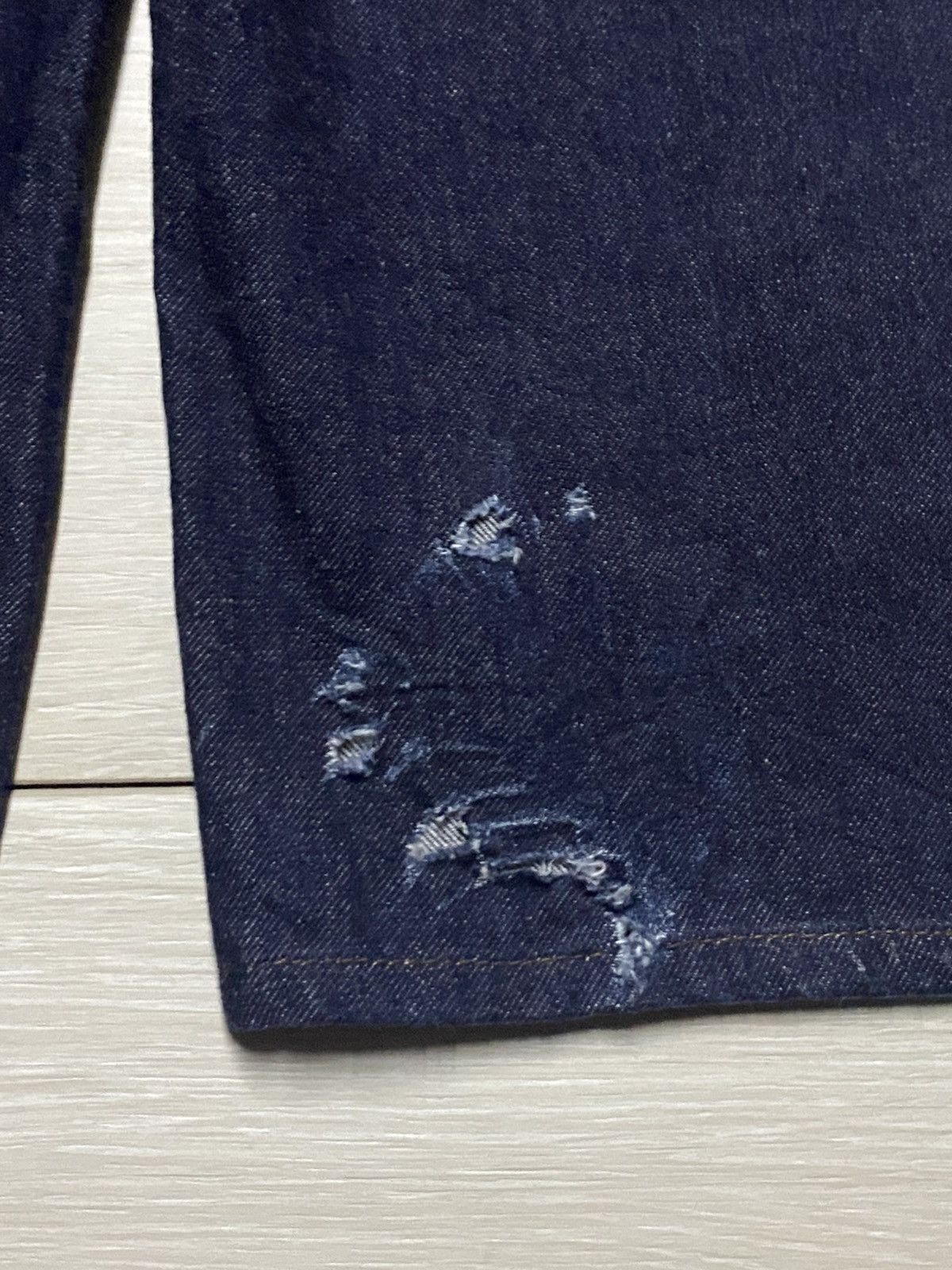 Christophe Lemaire Vintage Uniqlo Navy Blue Baggy Jeans Size US 27 - 8 Thumbnail