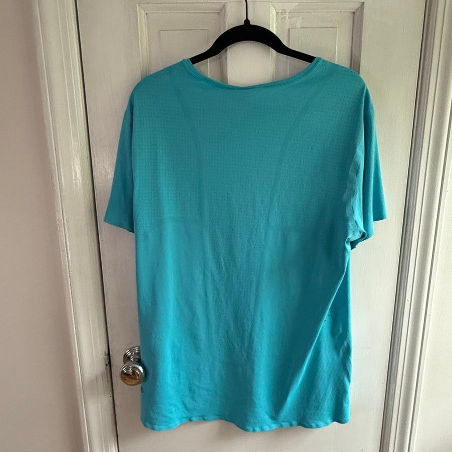 Lululemon Lululemon Men's Short Sleeve Training Top Electric Blue Size US L / EU 52-54 / 3 - 2 Thumbnail