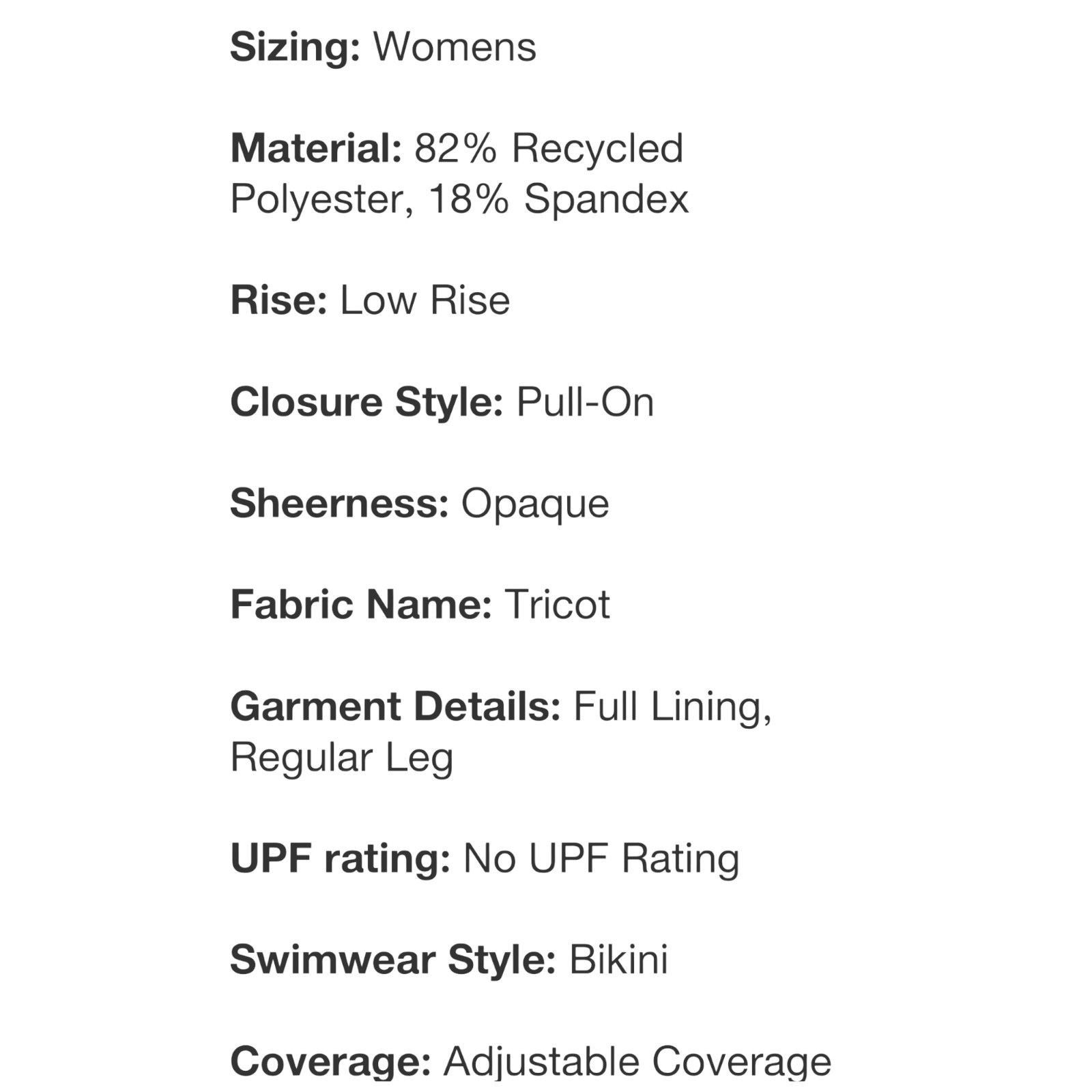Other Shade & Shore-Women's Low-Rise Scarf Strap Adjustable Covera Size ONE SIZE - 5 Thumbnail