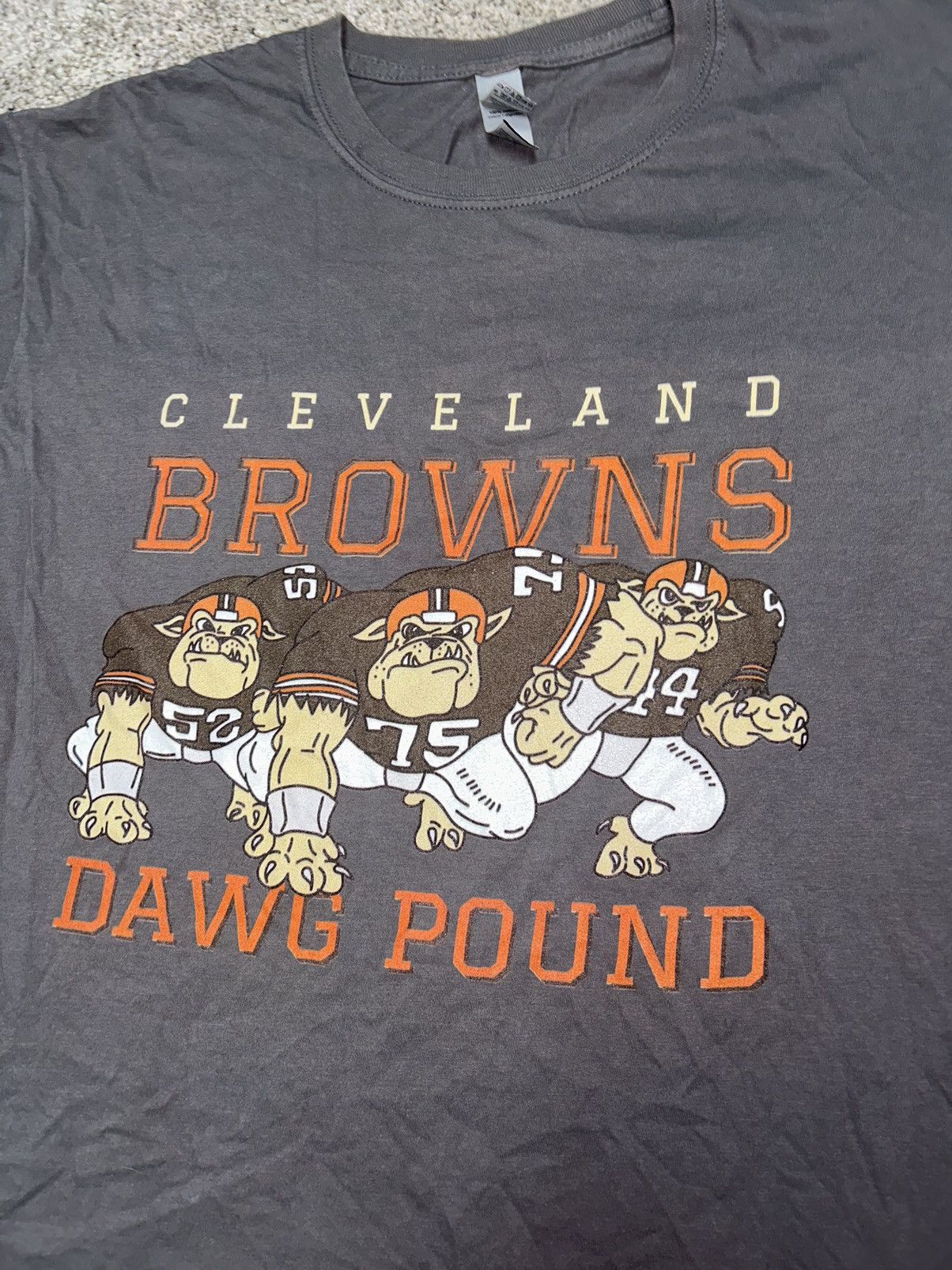 Gildan × NFL Cleveland Browns DAWG T-shirt Size US XL / EU 56 / 4 - 2 Thumbnail