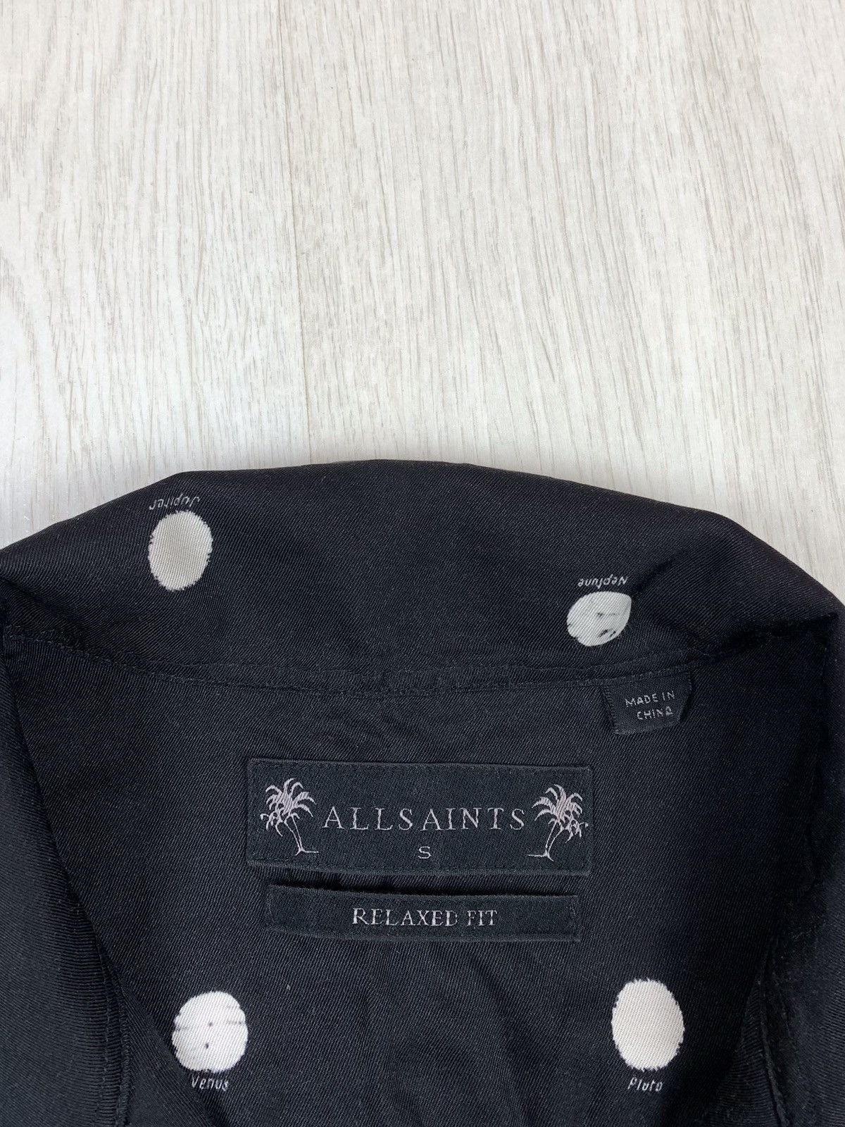 Allsaints Allsaints Planet Dot Short Sleeve Button Shirt Size S Size US S / EU 44-46 / 1 - 5 Thumbnail