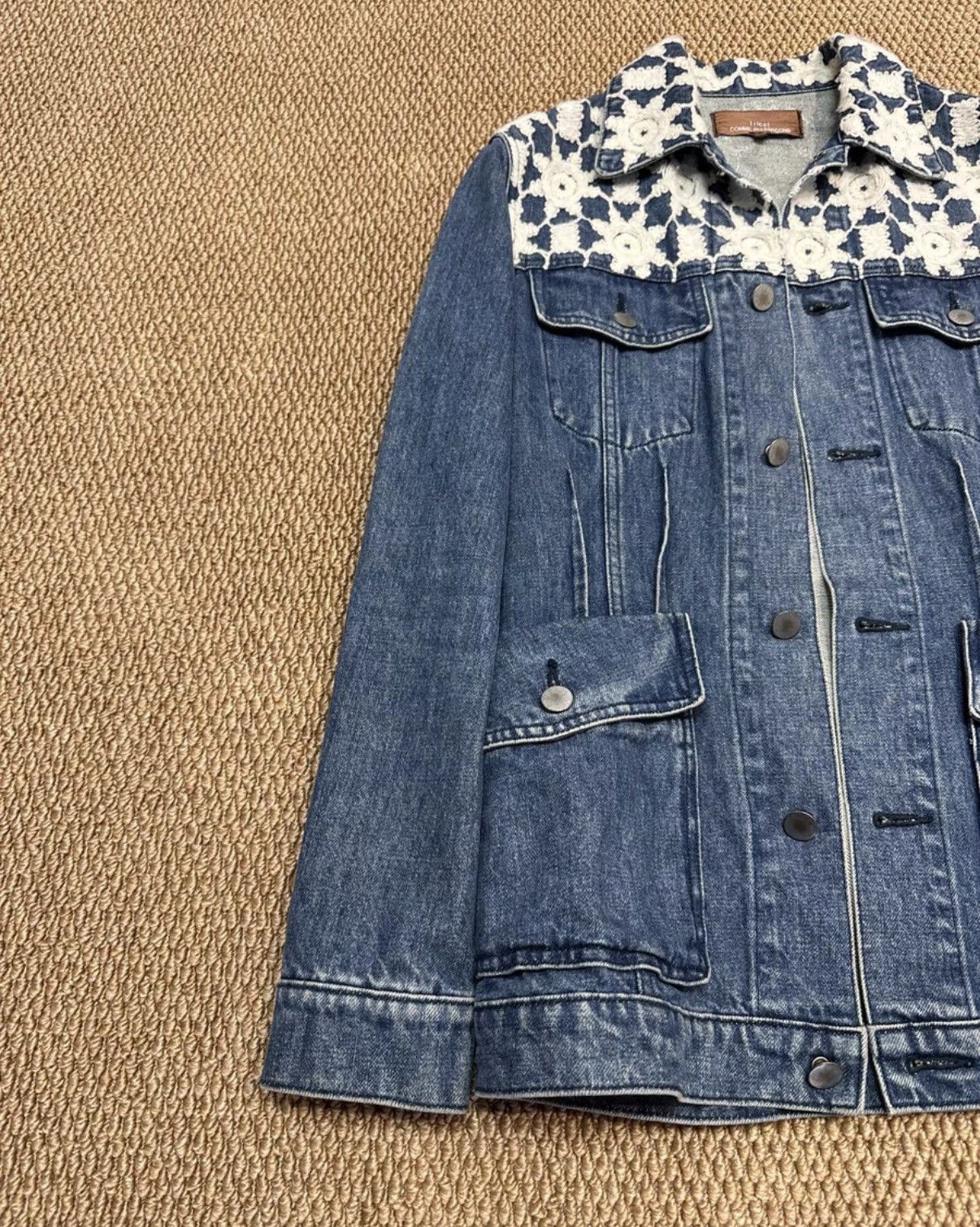 Comme des Garcons Comme des Garçons Octagram Star Embroidered Denim Jacket K23 Size US M / EU 48-50 / 2 - 2 Thumbnail