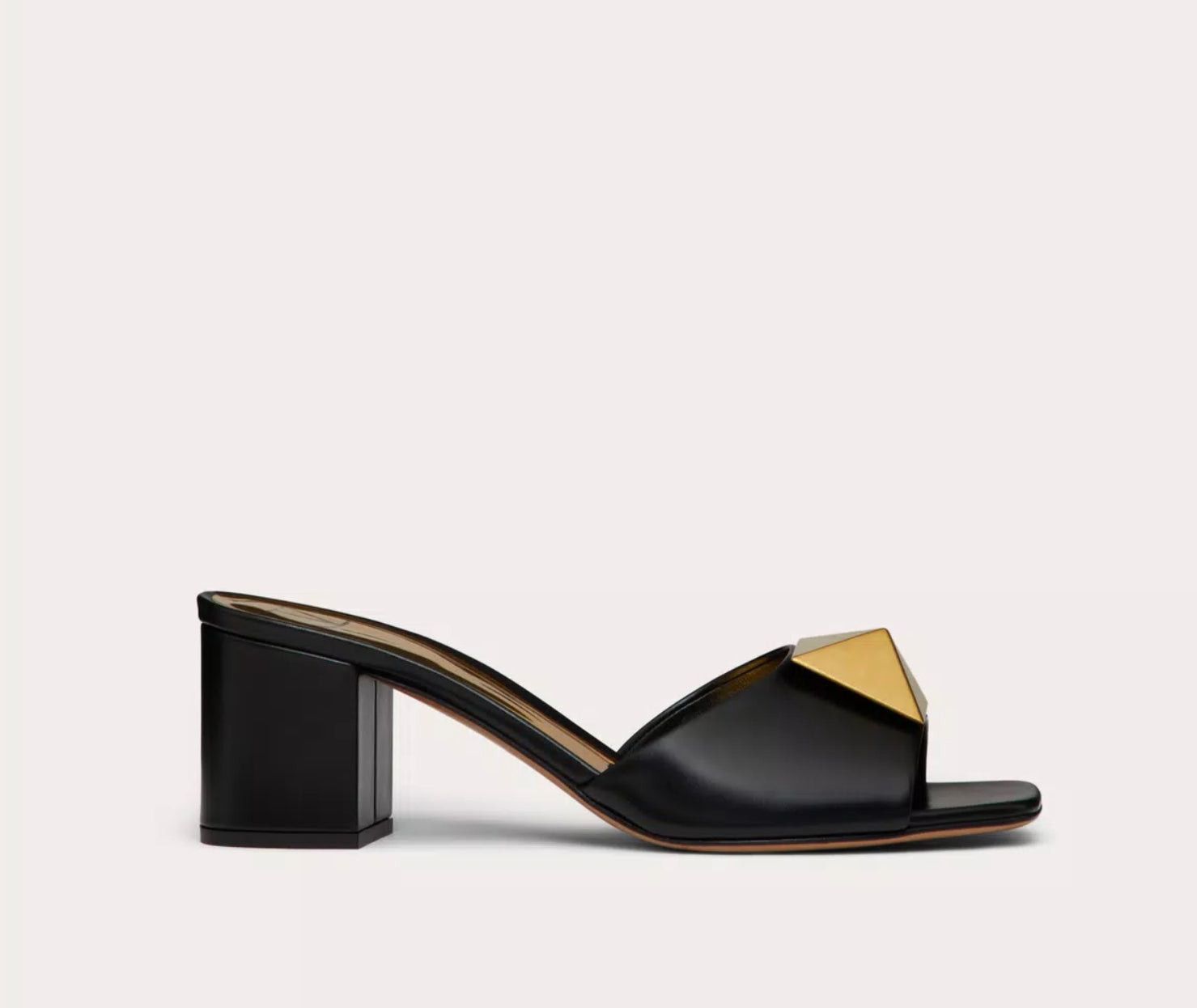 Valentino One Stud Slide Sandals SIZE 42
