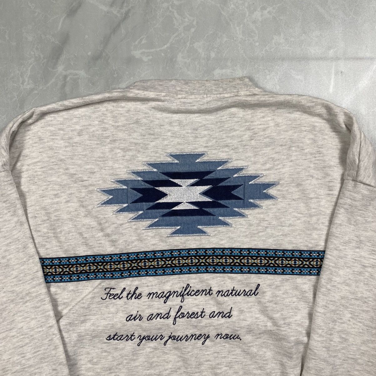Japanese Brand Vintage Denifits Japan Navajo Big Logo Crewneck Size US XL / EU 56 / 4 - 2 Thumbnail