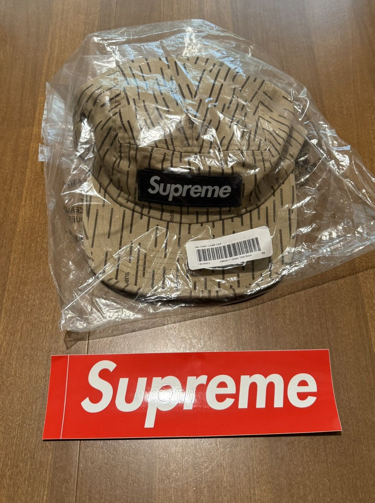 Supreme Supreme Military Camp Cap Tan (FW24) Size ONE SIZE - 1 Thumbnail
