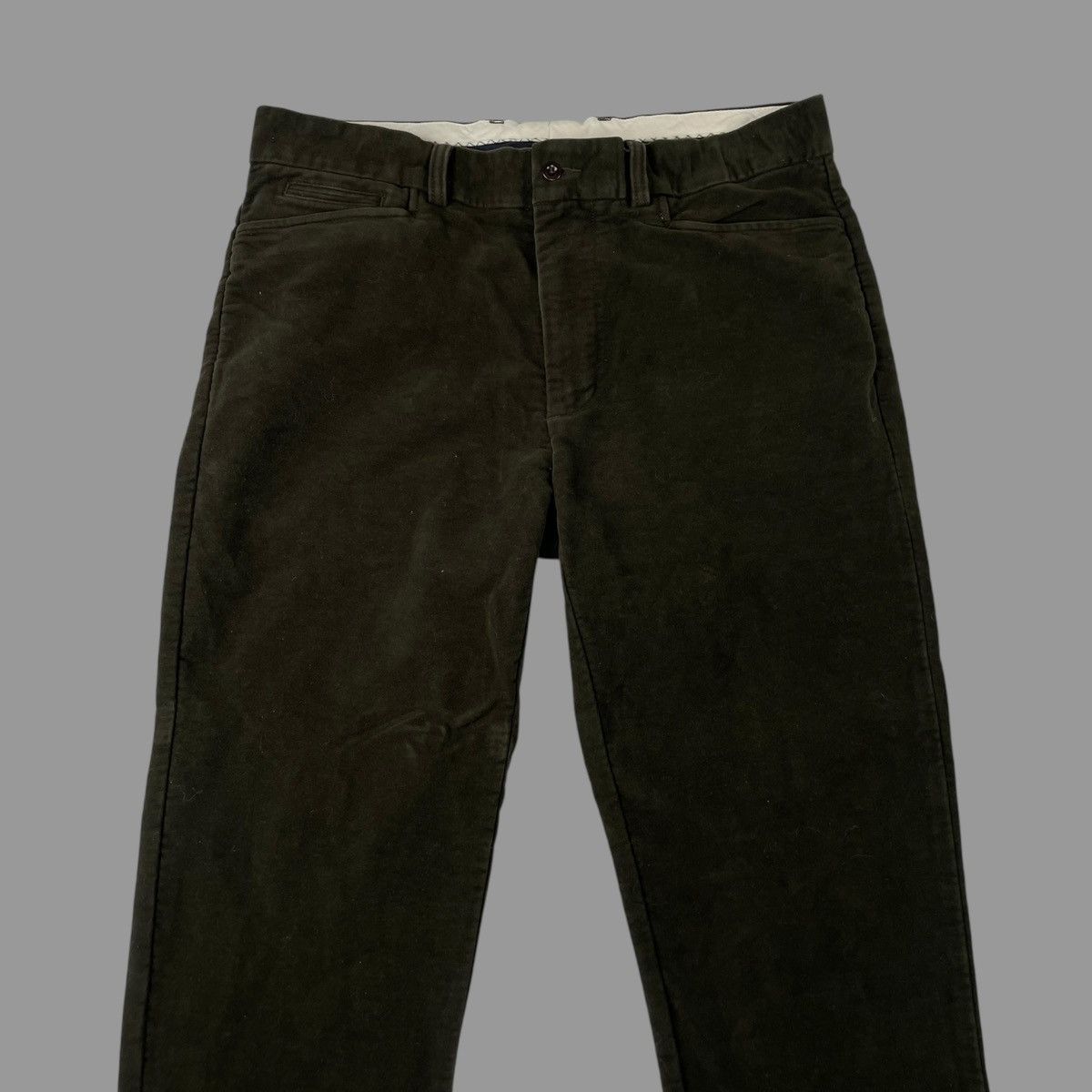 Polo Ralph Lauren × Vintage Vintage 90s polo Ralph Lauren velour pants Size US 35 - 3 Thumbnail