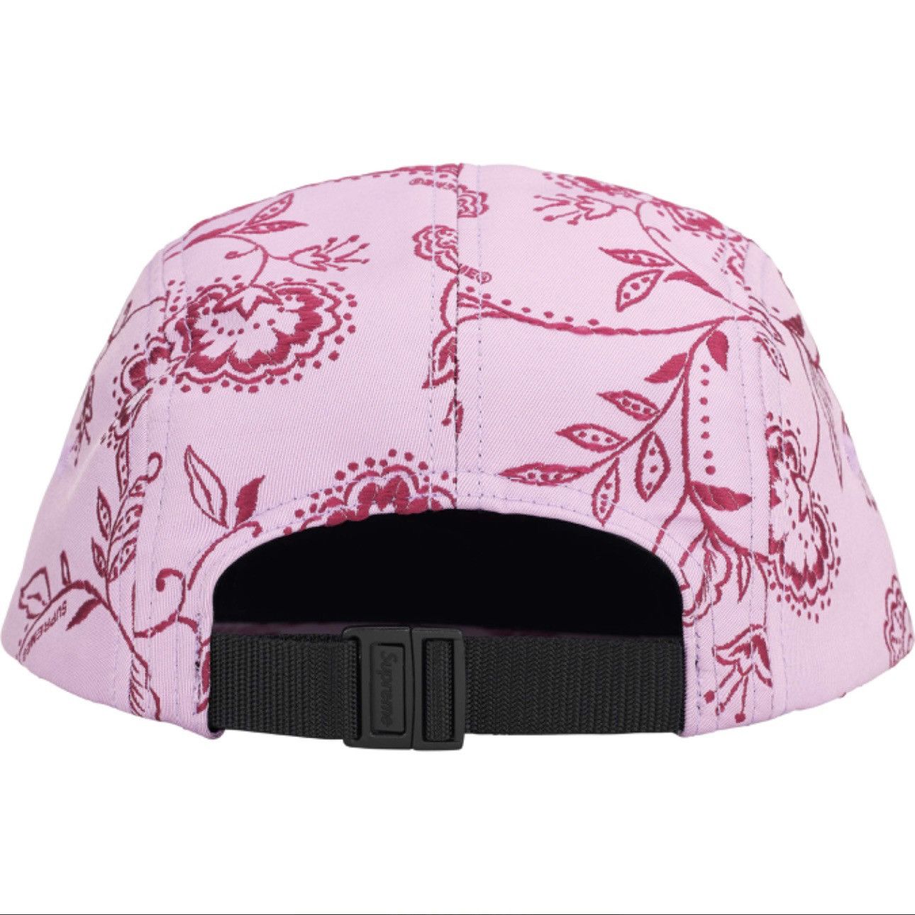Supreme Supreme Floral Jacquard Camp Cap Pink Embroidered Hat DS Size ONE SIZE - 2 Thumbnail