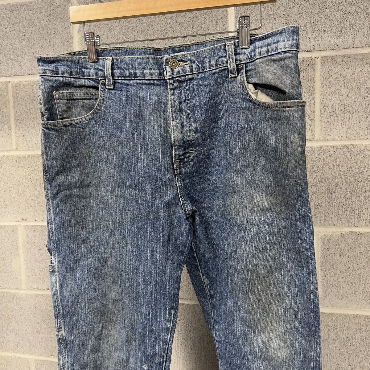 Vintage Vintage Mud Wash Dickies Jeans ERD Grunge Thrashed Faded Size US 34 / EU 50 - 3 Thumbnail