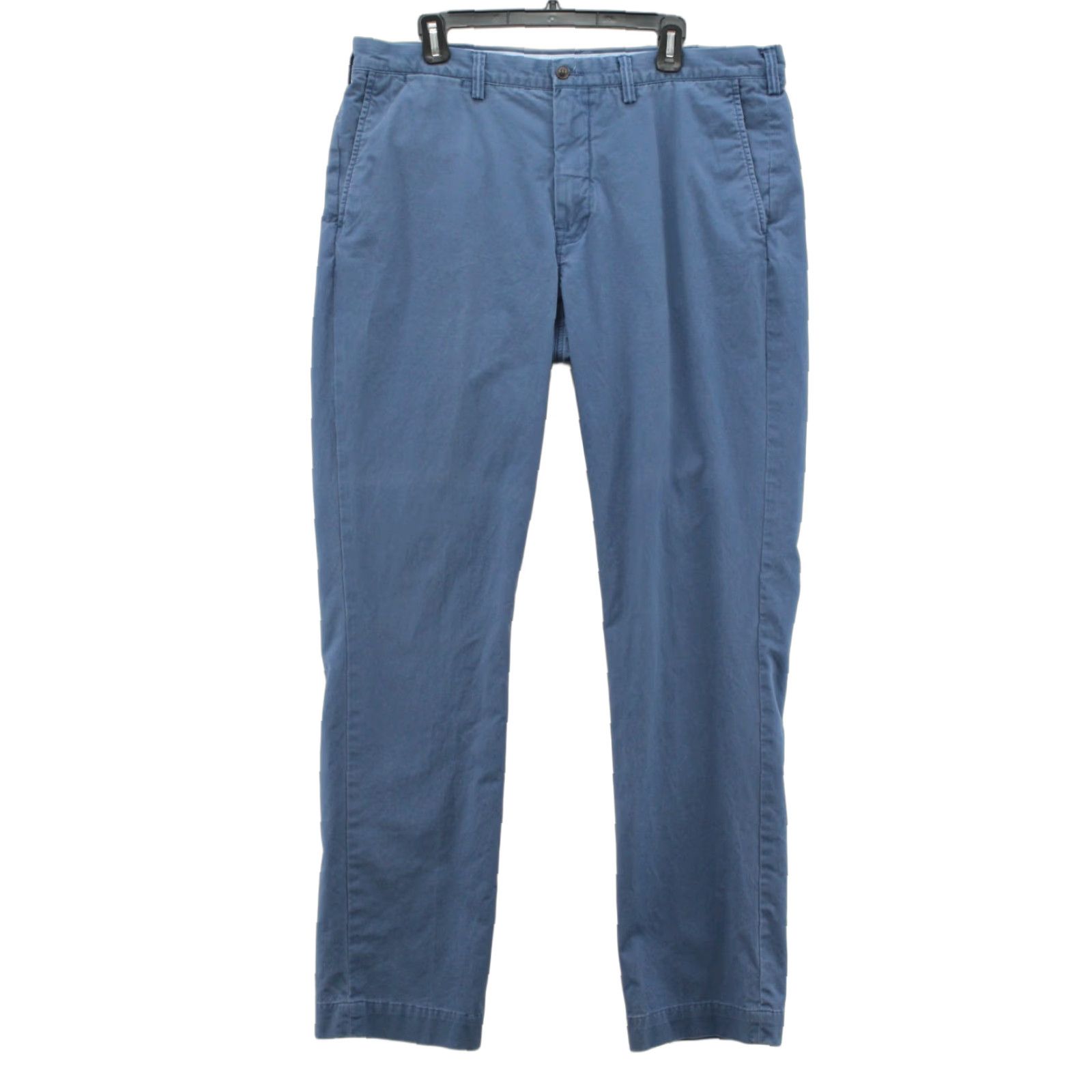Polo Ralph Lauren Polo Ralph Lauren Pants Mens 38 X 34 Blue Stretch Straight Fit Chino Trouser Size US M / EU 48-50 / 2 - 1 Thumbnail