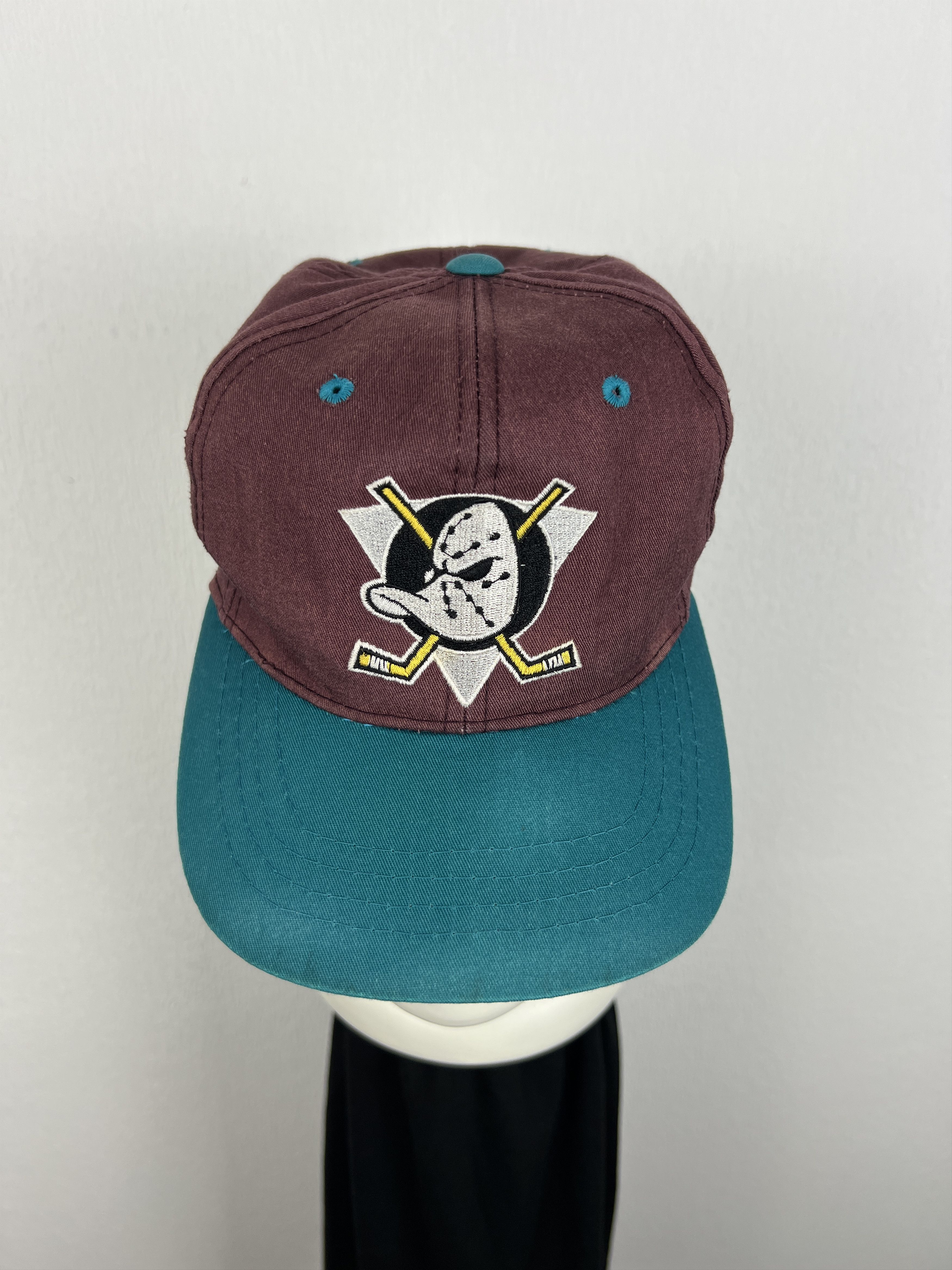 Starter Starter Anaheim Mighty Ducks NHL Snapback Hat Cap Size Small Size ONE SIZE - 2 Thumbnail