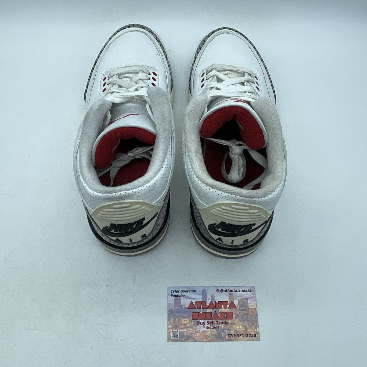 Jordan Brand Air Jordan 3 white cement reimagined Size US 8 / EU 41 - 6 Thumbnail