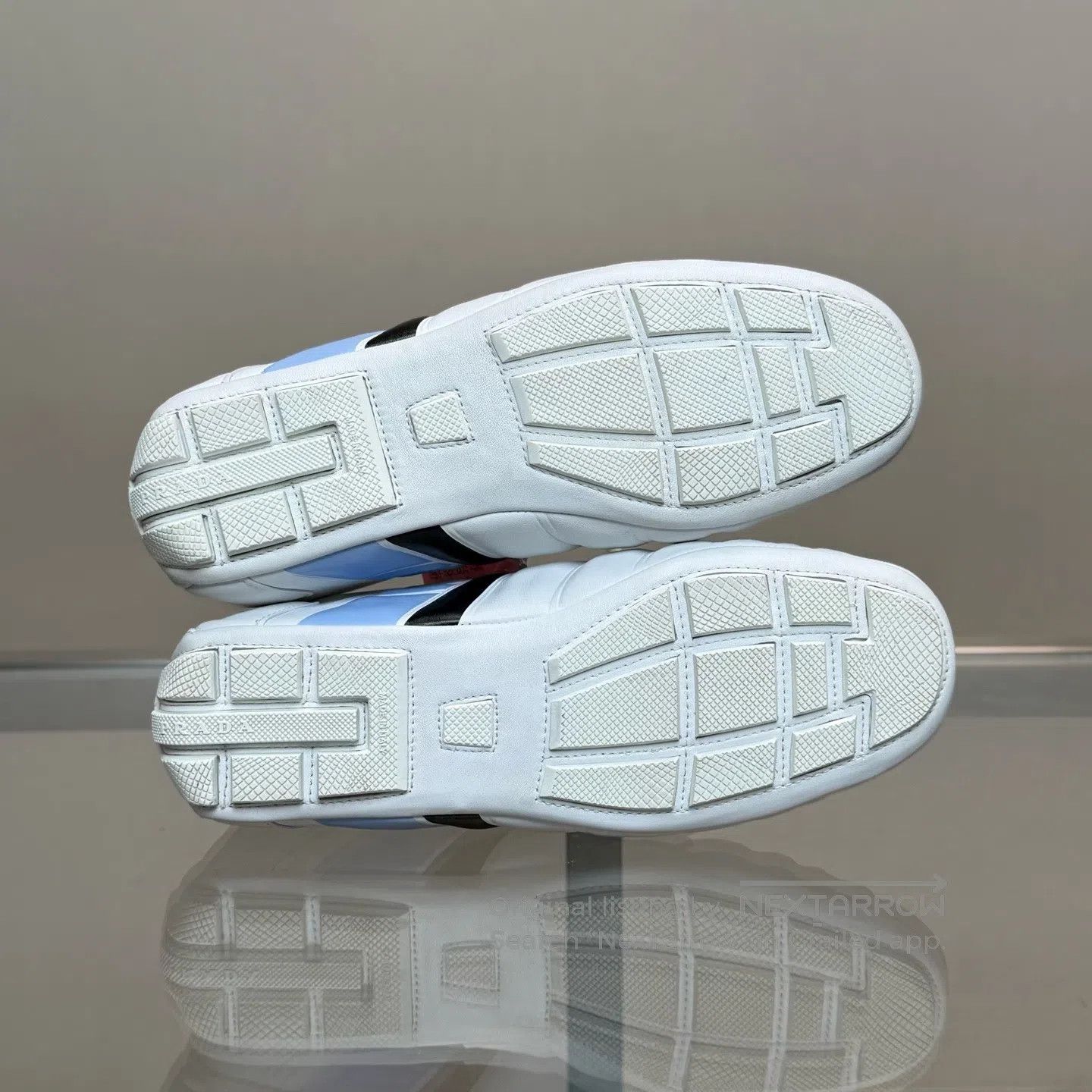Prada Prada Retro Blue and White Bowling Shoes Size US 4.5 / IT 34.5 - 7 Thumbnail
