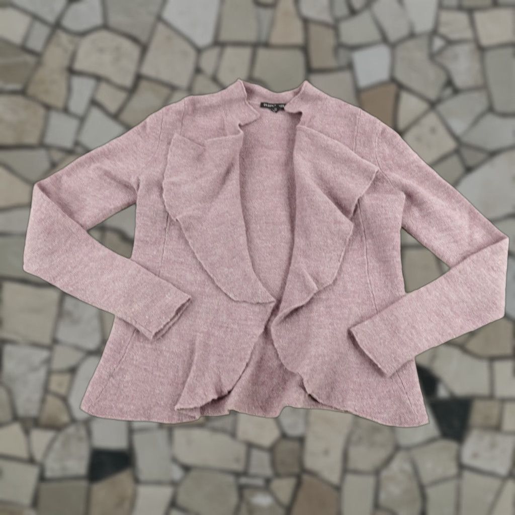 Eileen Fisher VINTAGE Eileen Fisher Sweater Womens XS Solid Lavender Purple Open Front Knit Cardigan Merino Wool Lightweight Long Sleeve Casual Workwear Womens Size XS / US 0-2 / IT 36-38 - 1 Thumbnail