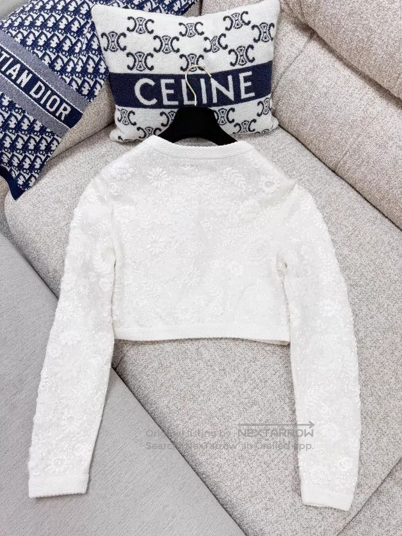 Chanel Chanel Sequin embroidery cardigan coat Size XS / US 0-2 / IT 36-38 - 3 Thumbnail